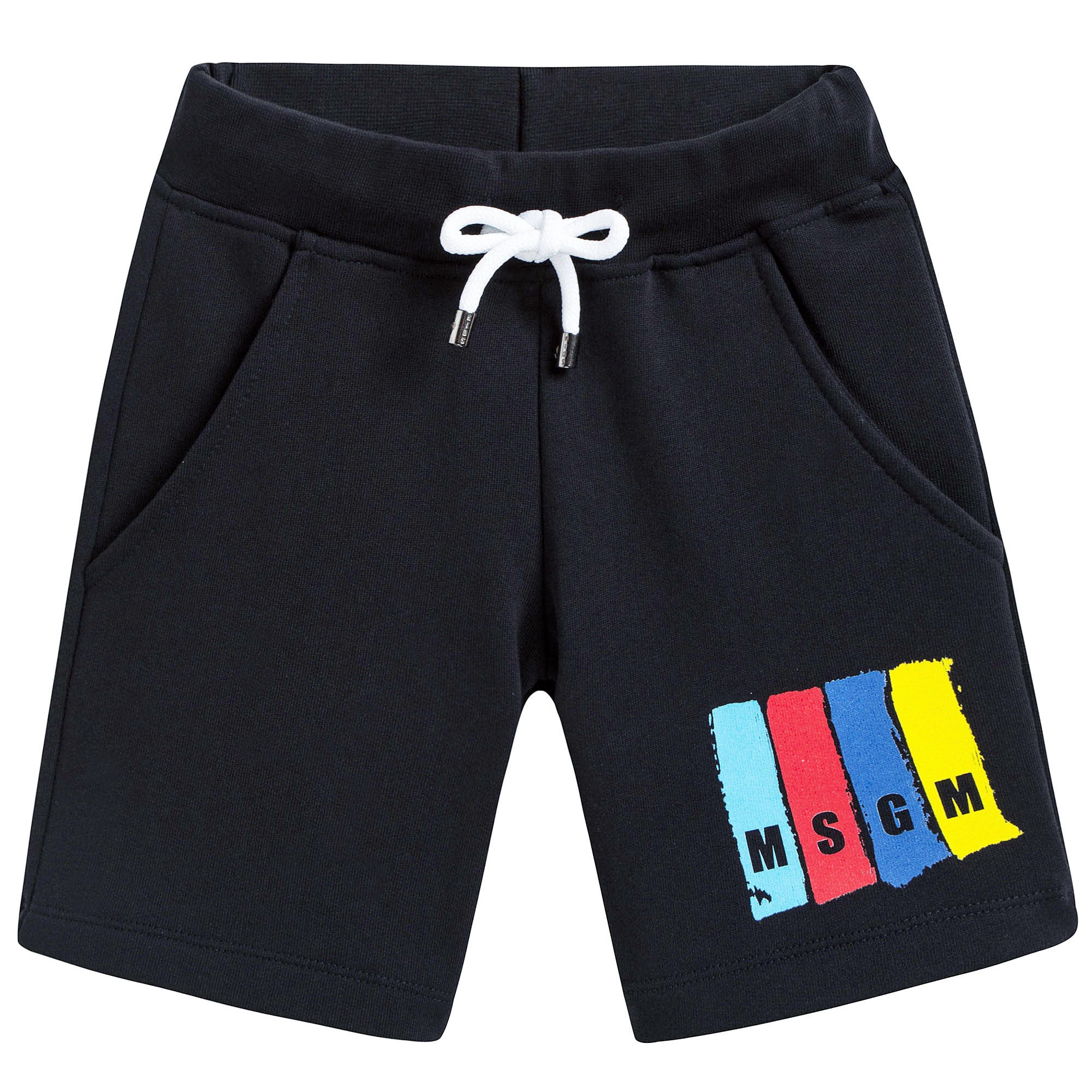 Boys Navy Blue Jersey Shorts