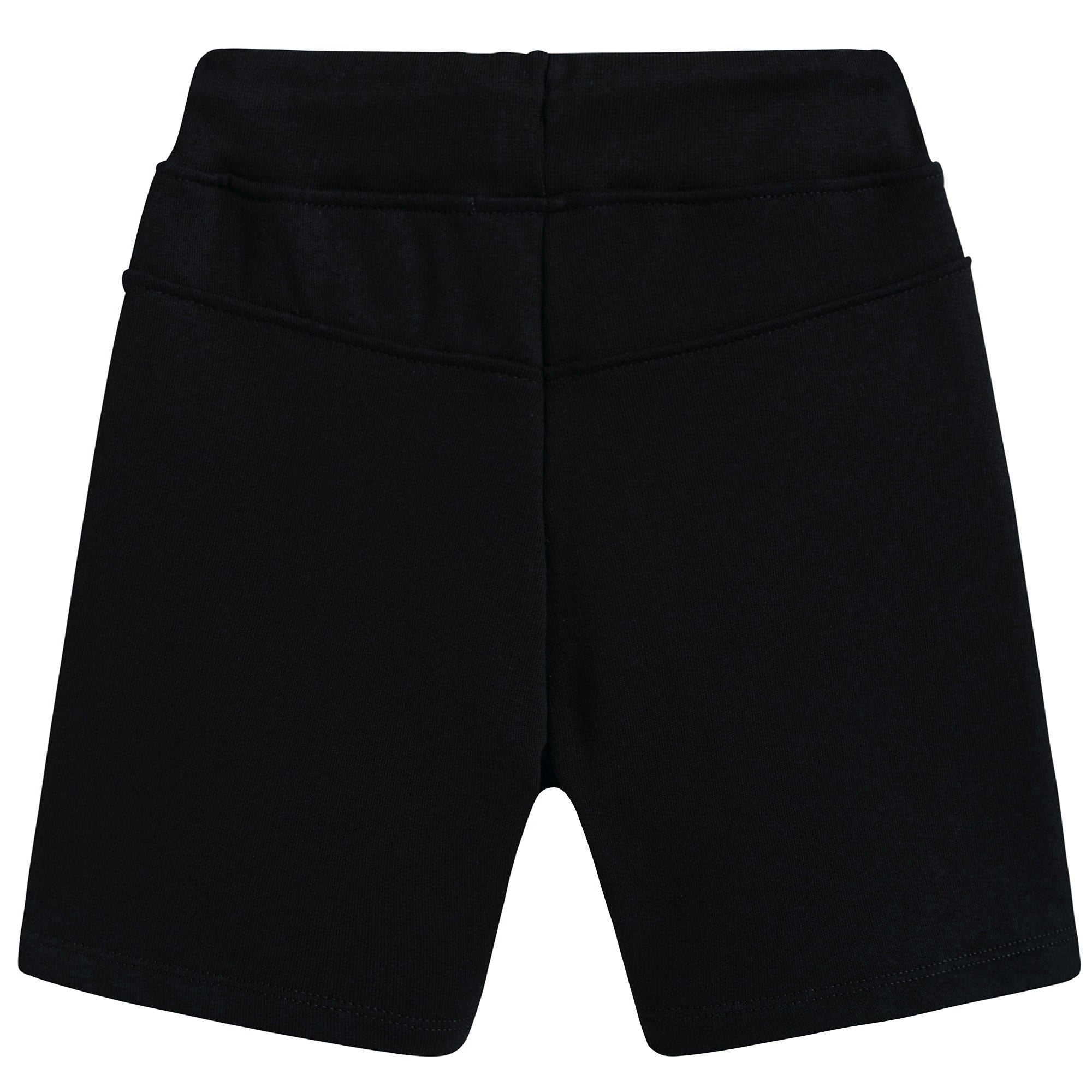 Boys Black Tracksuit Shorts