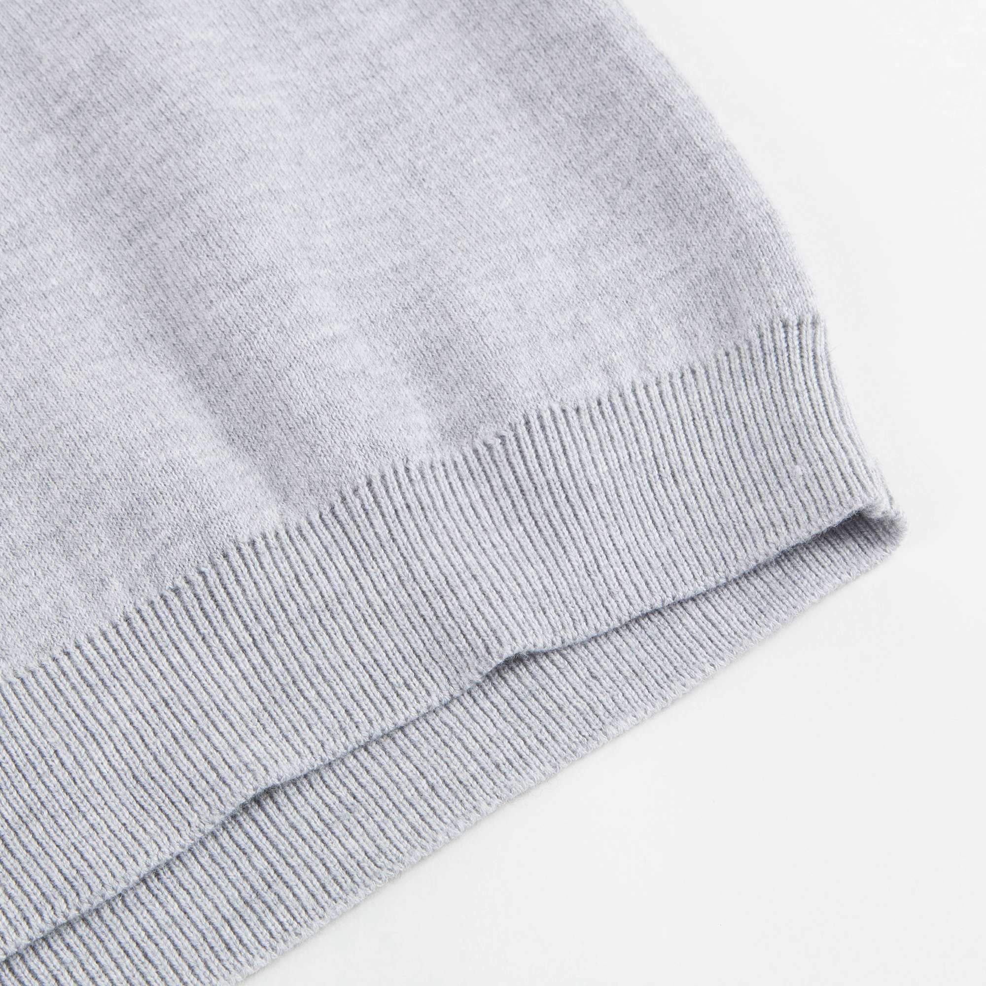 Girls Marl Grey Cotton Sweatshirt