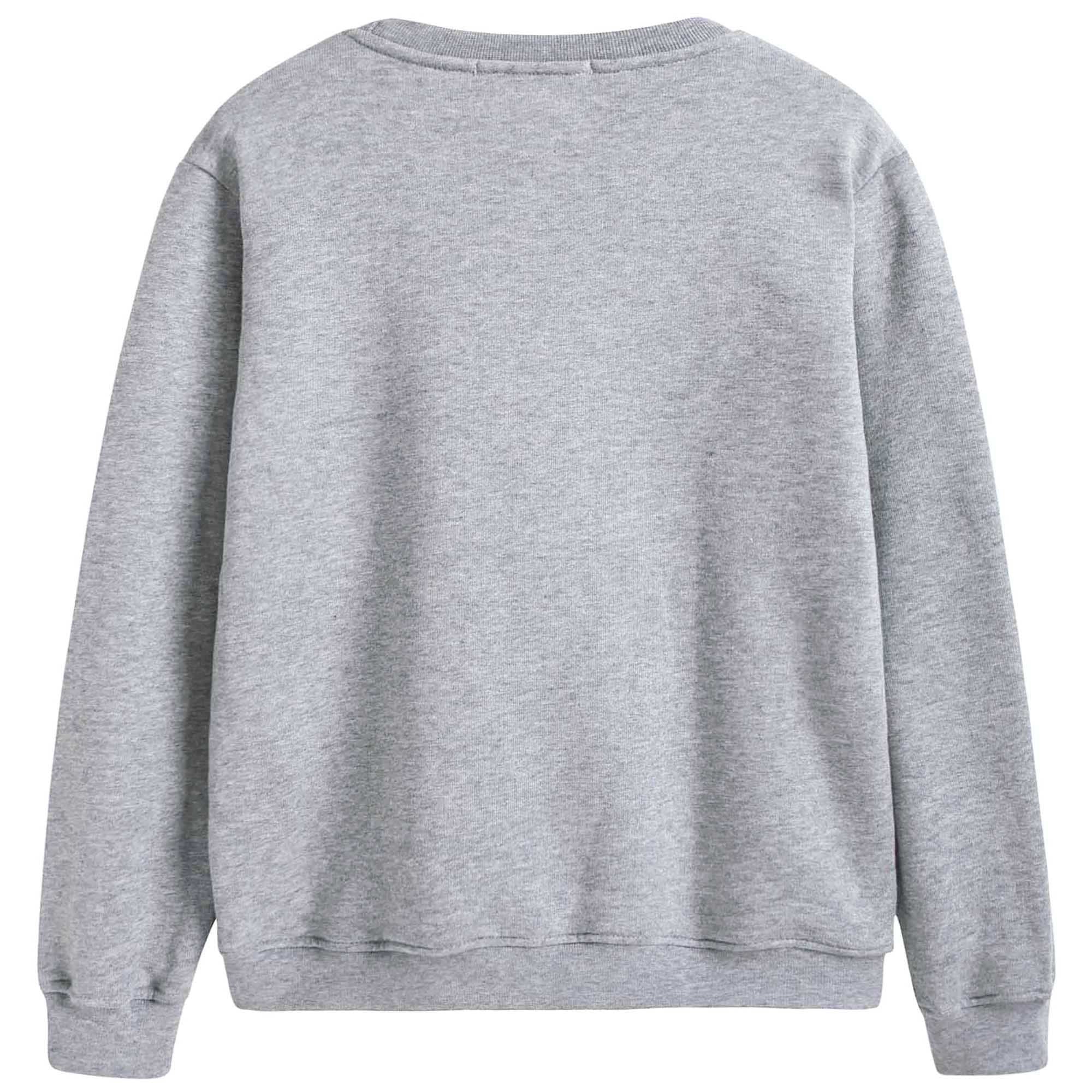 Boys Grey Geometric Sweatshirt