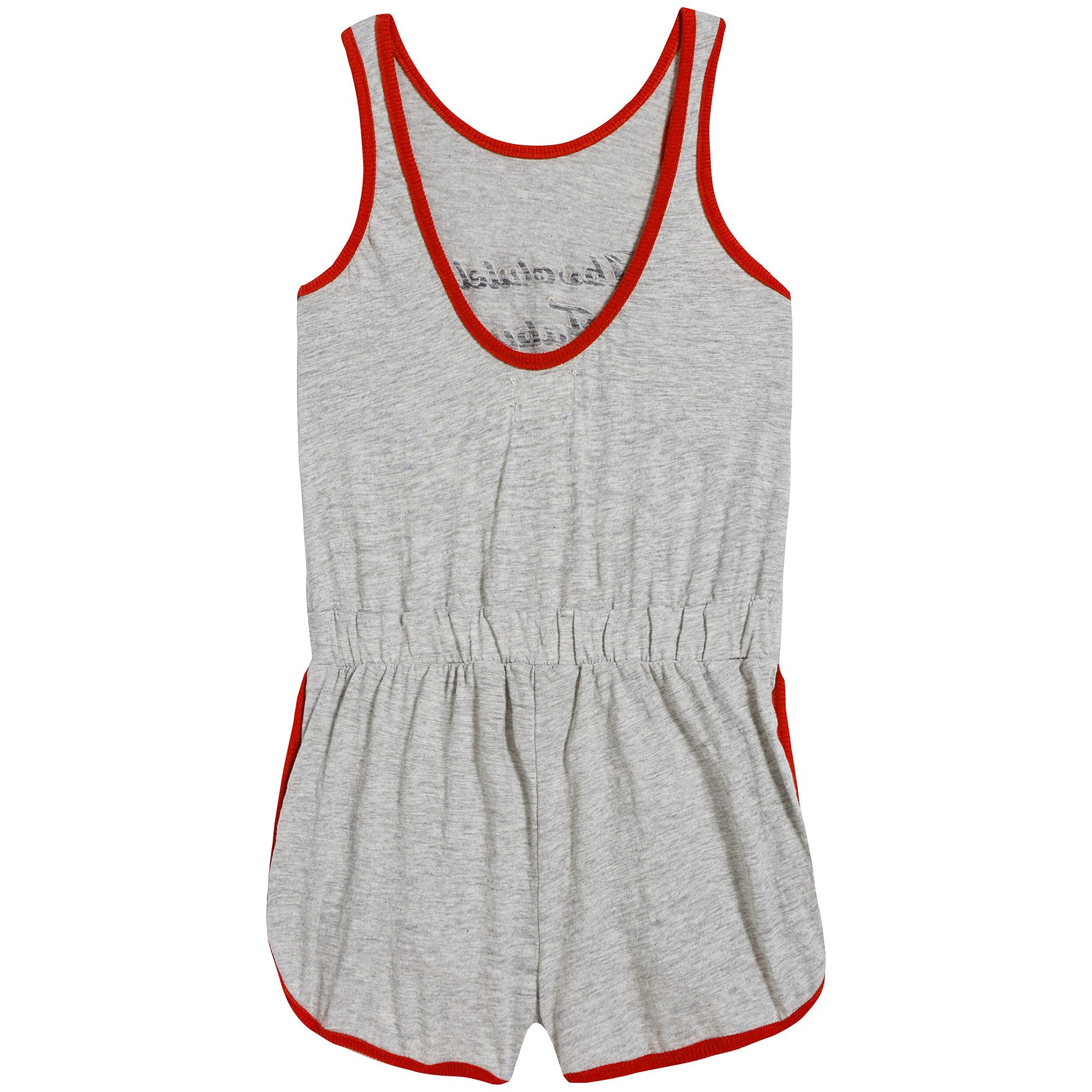 Girls Grey Logo Cotton Siamese Shorts