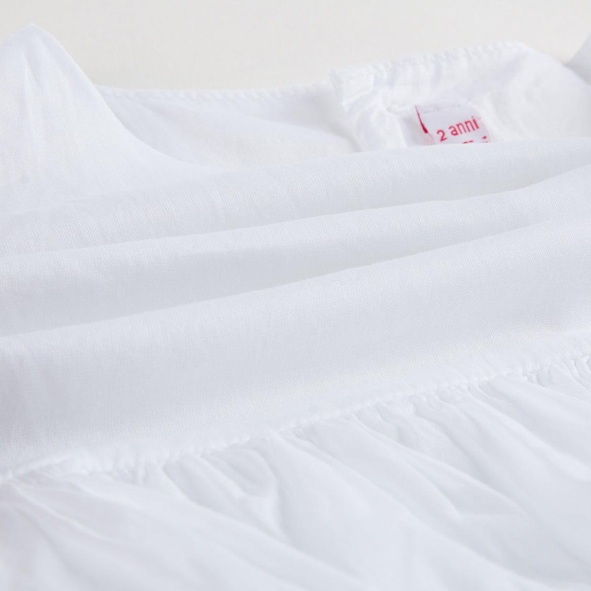 Girls White Cotton Sleeveless Frill T-Shirt - CÉMAROSE | Children's Fashion Store - 7
