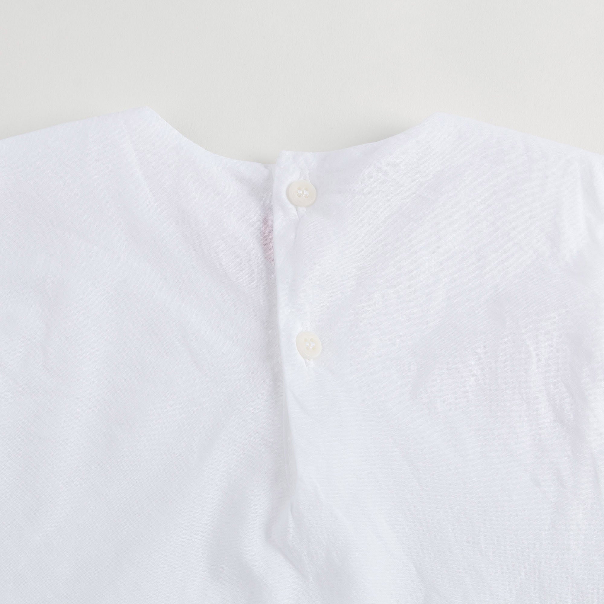 Girls White Cotton Peplum T-Shirt - CÉMAROSE | Children's Fashion Store - 6