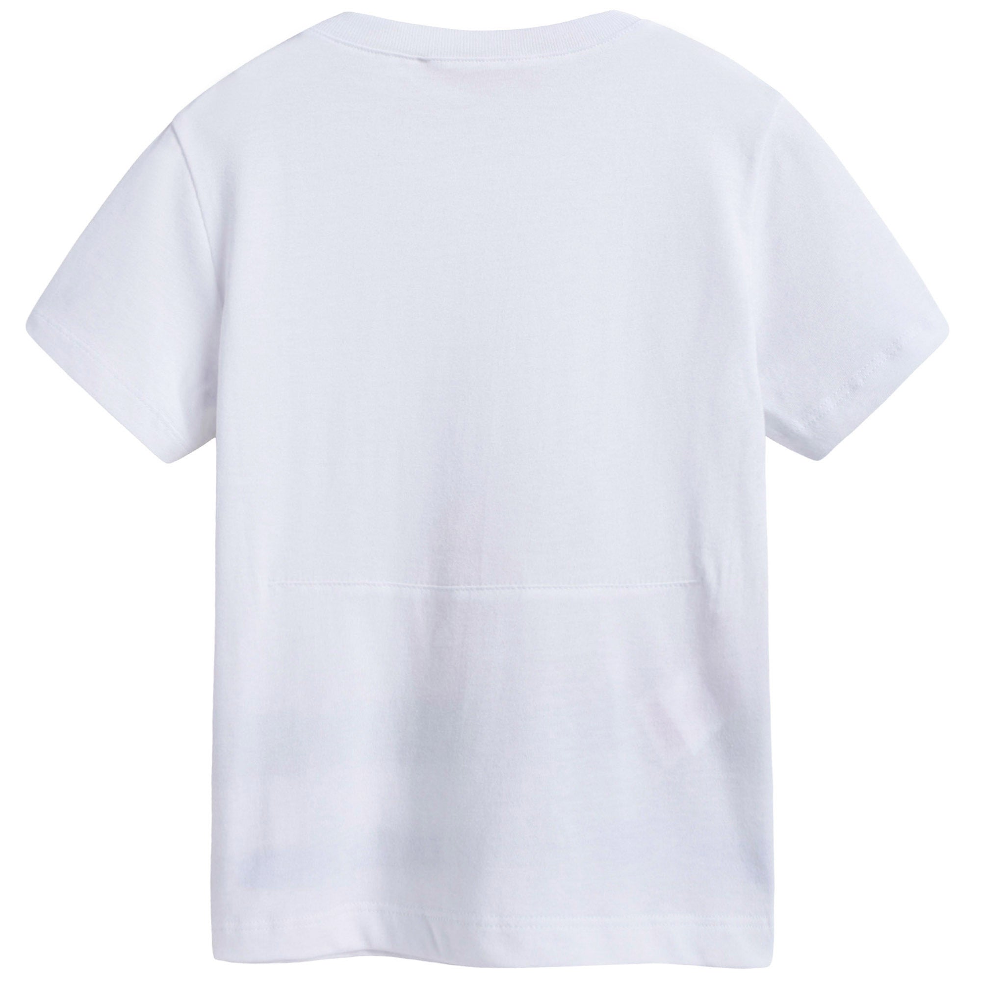 Girls White House Printed Cotton T-shirt
