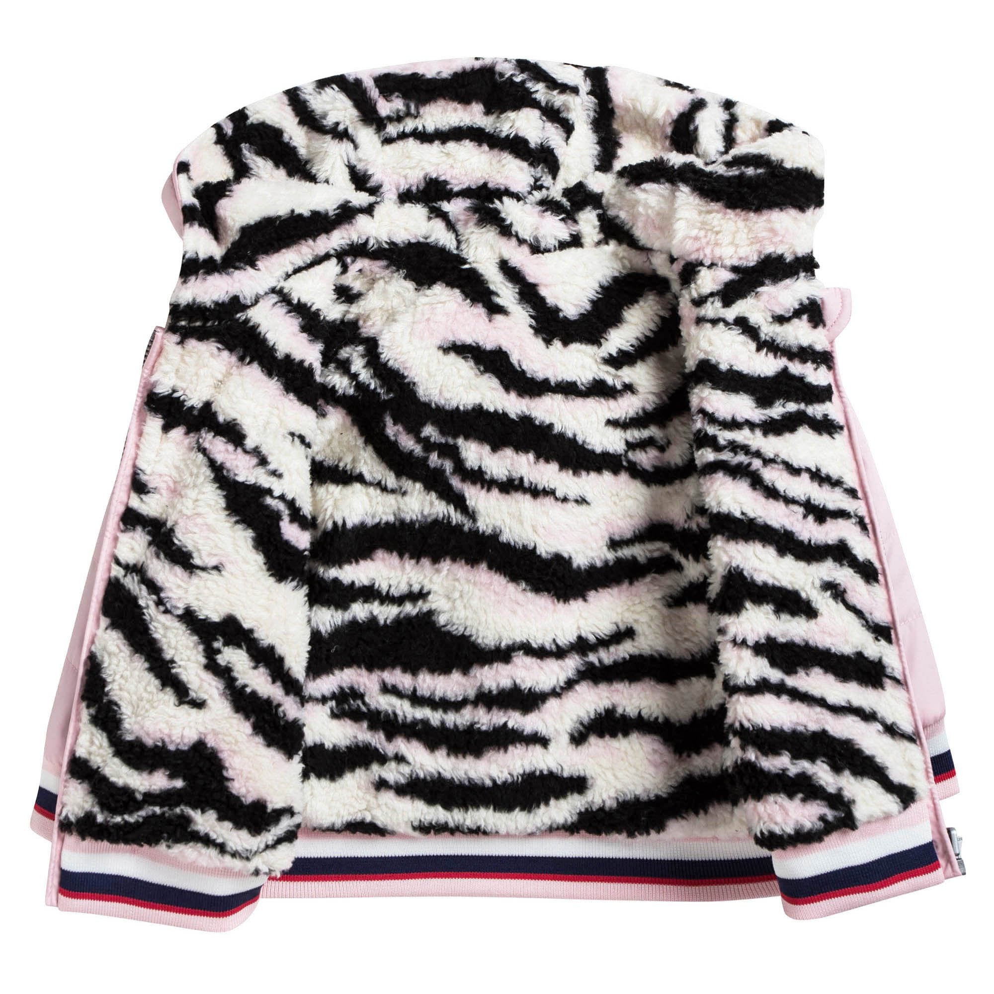 Baby Girls Pink Reversible Jacket