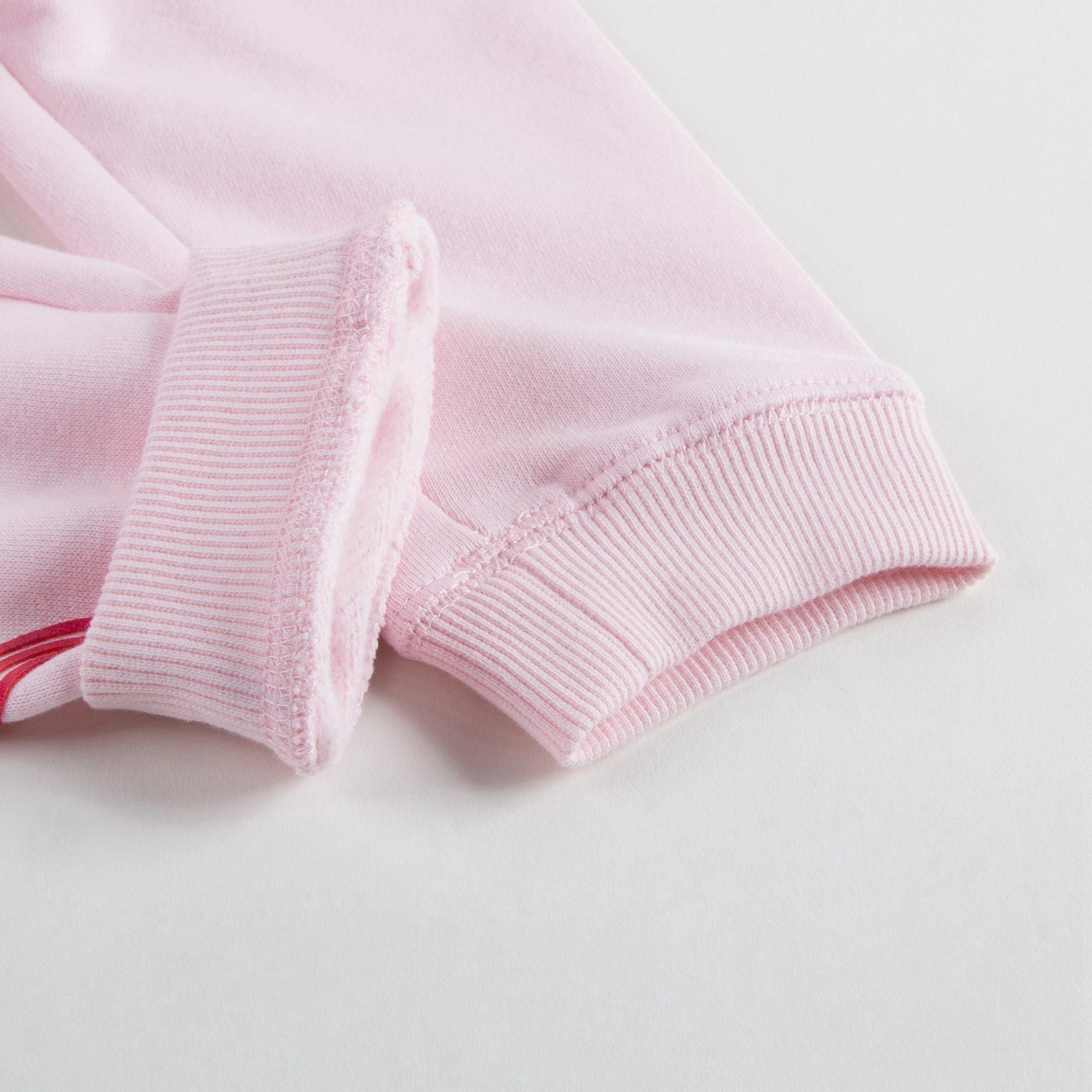 Girls Pink Cotton Tracksuit Trousers