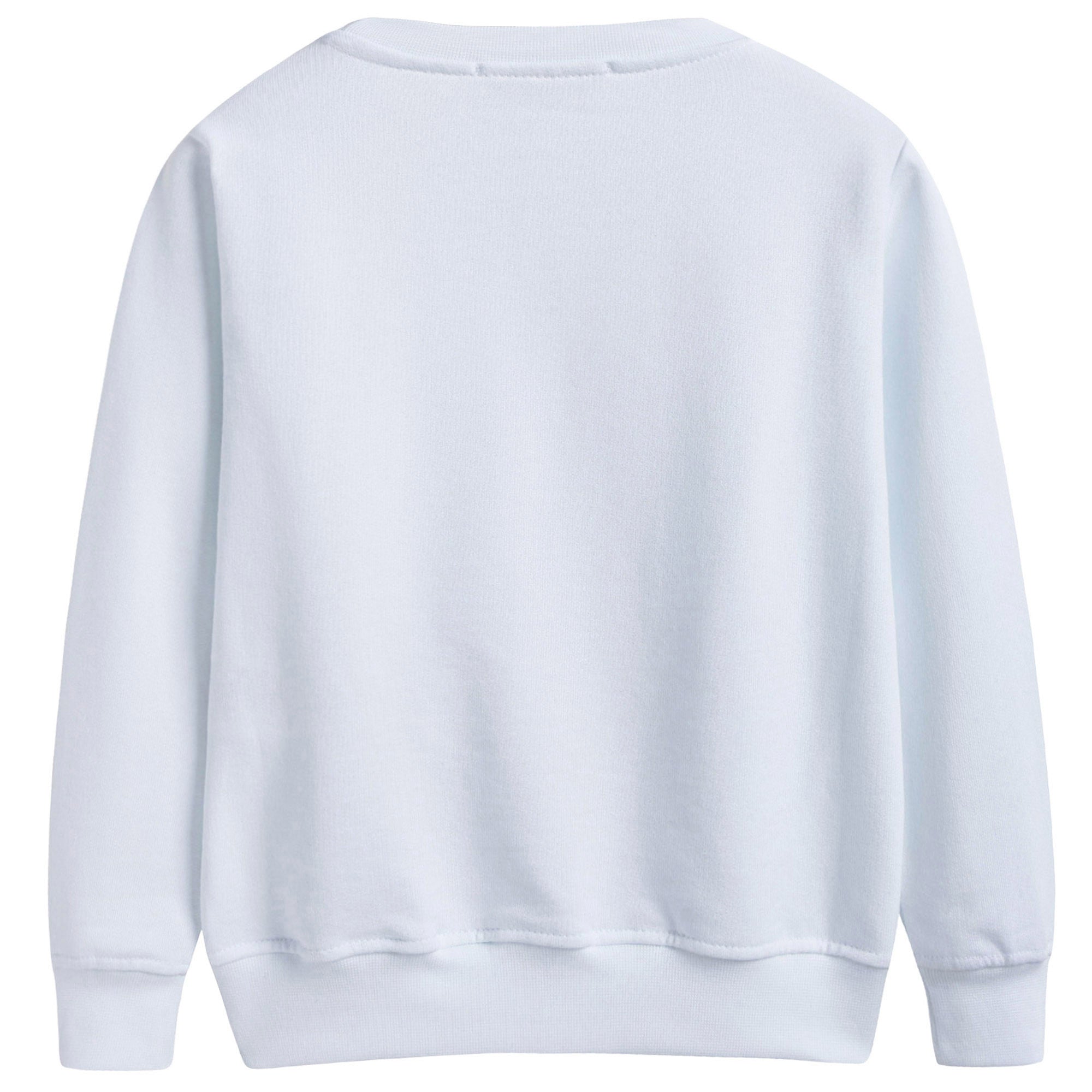 Boys White Logo Cotton T-shirt