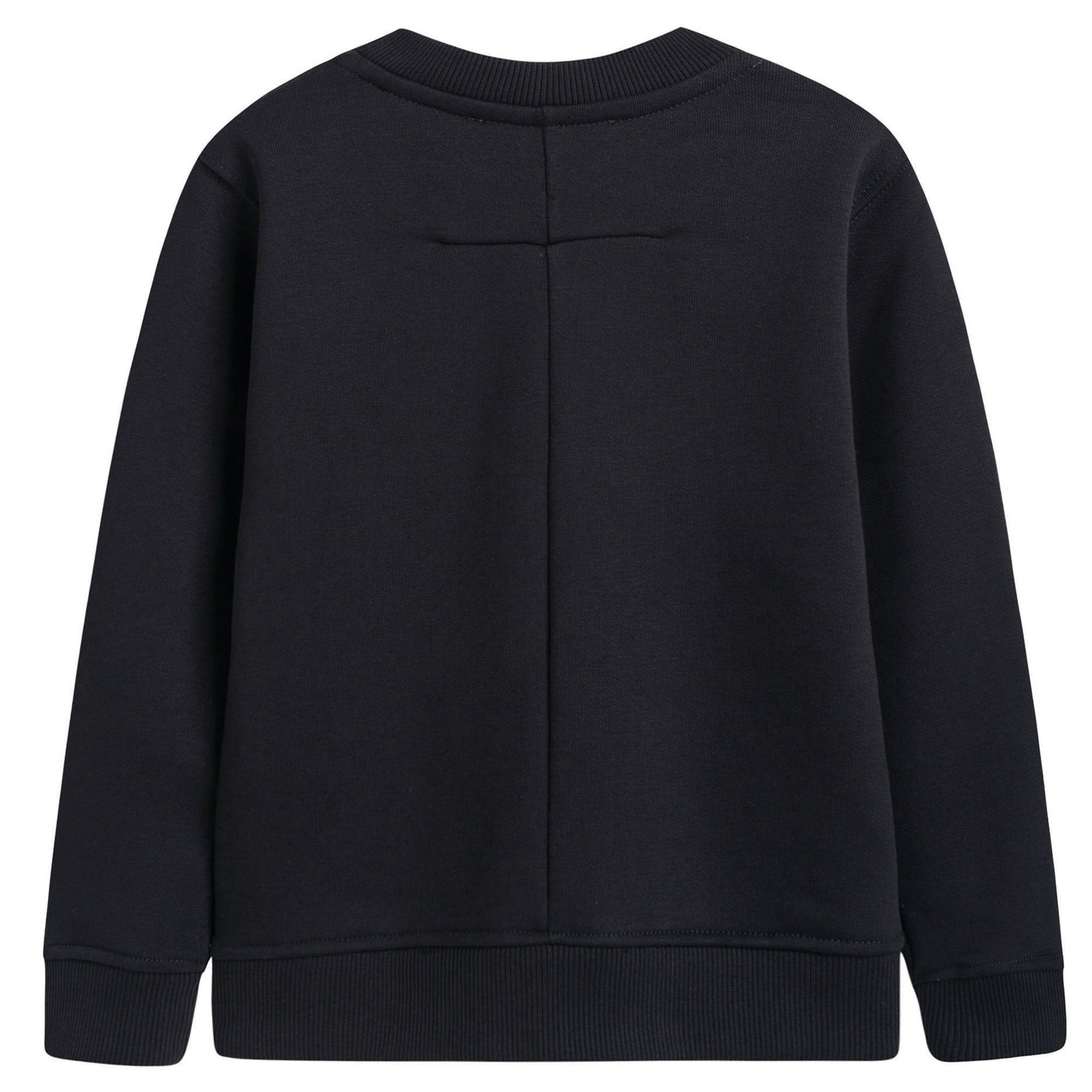 Boys Black Logo Sweatshirt