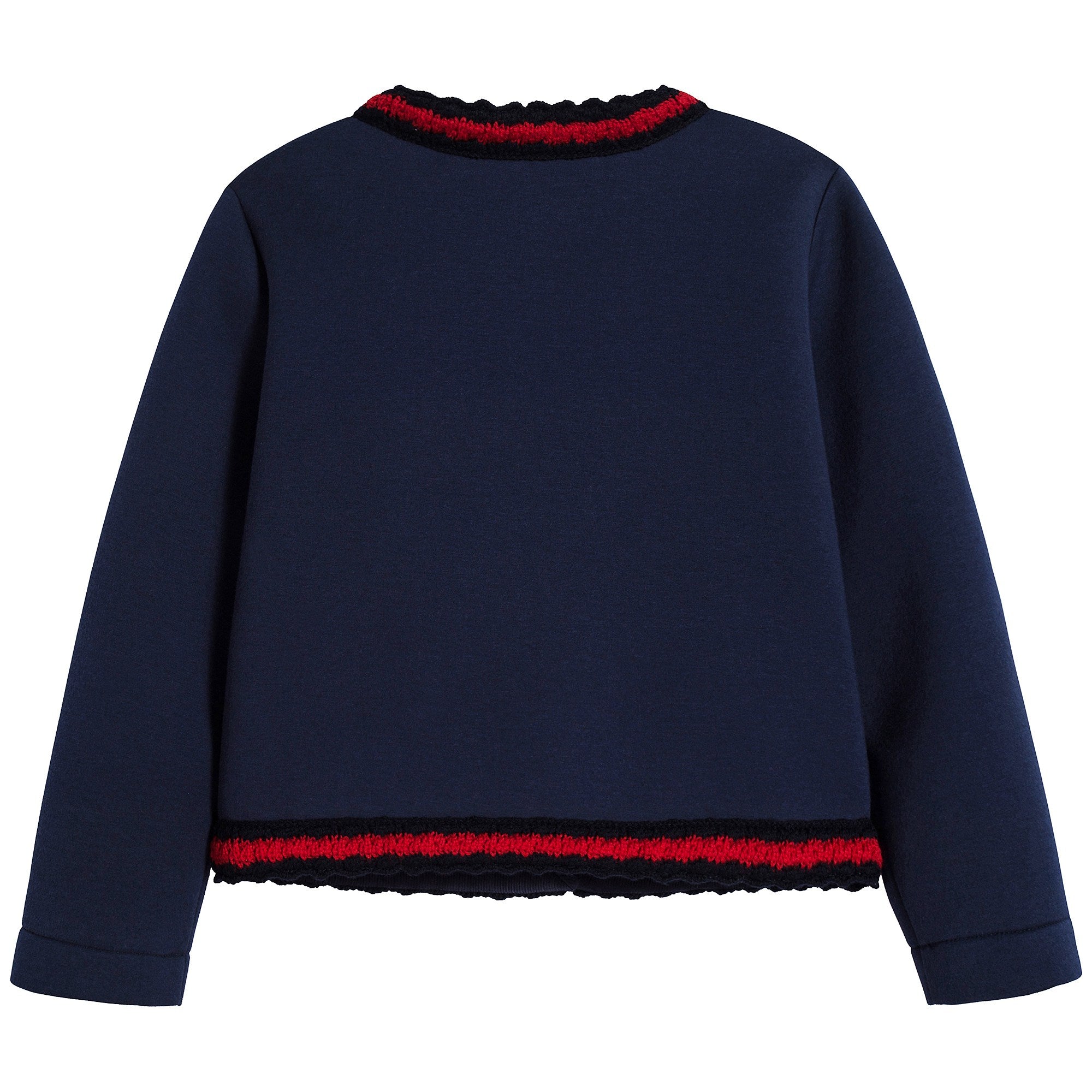 Girls Indigo Cotton Jacket