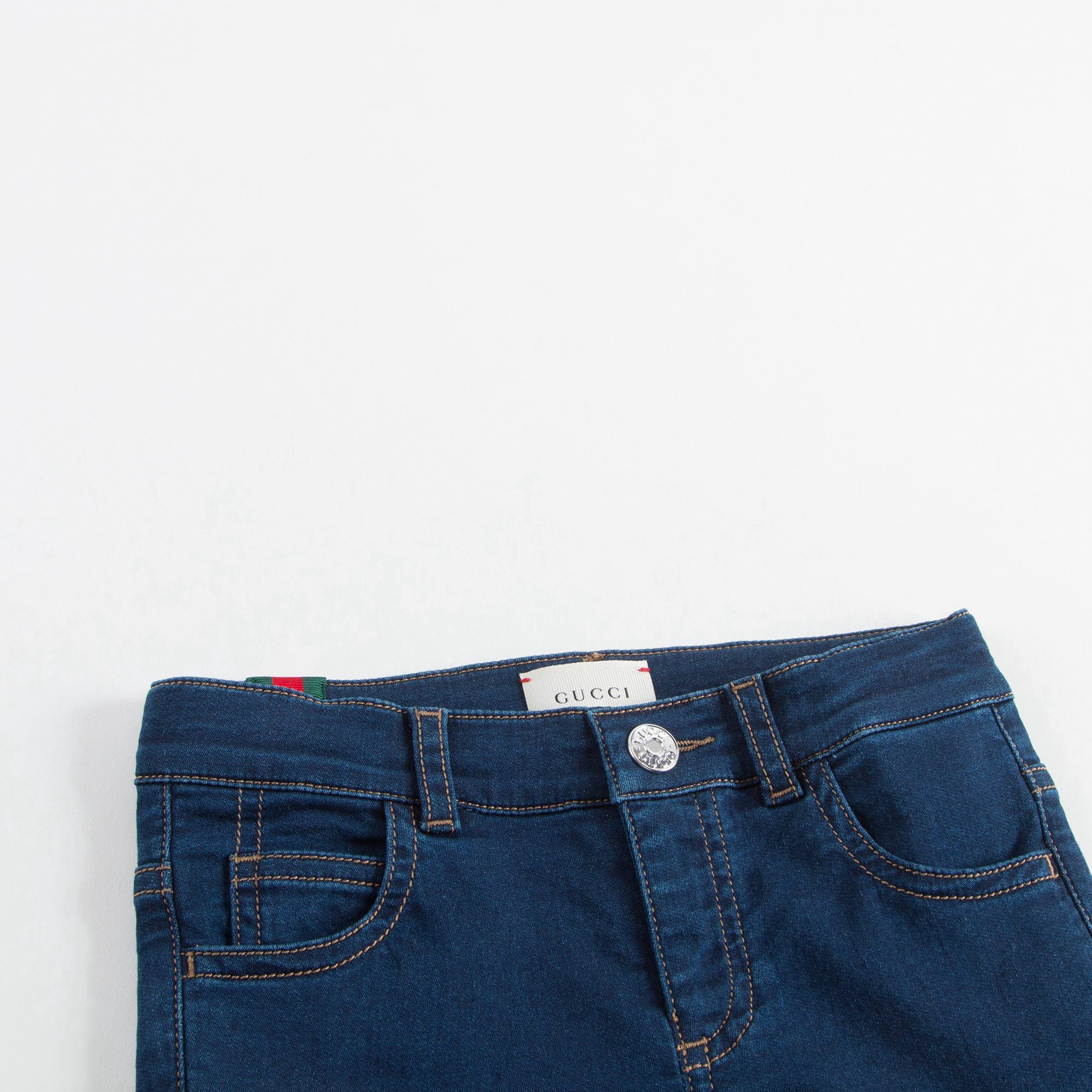 Girls Slim-Fit Blue Jeans