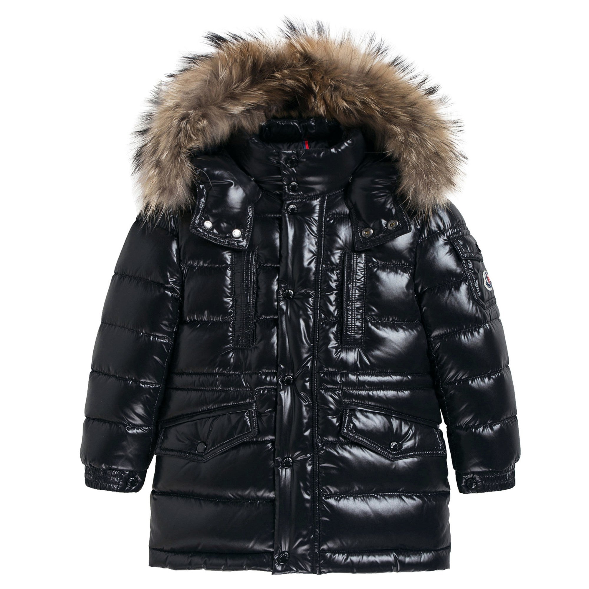 Boys & Girls Black 'Riviere' Down Padded Coat