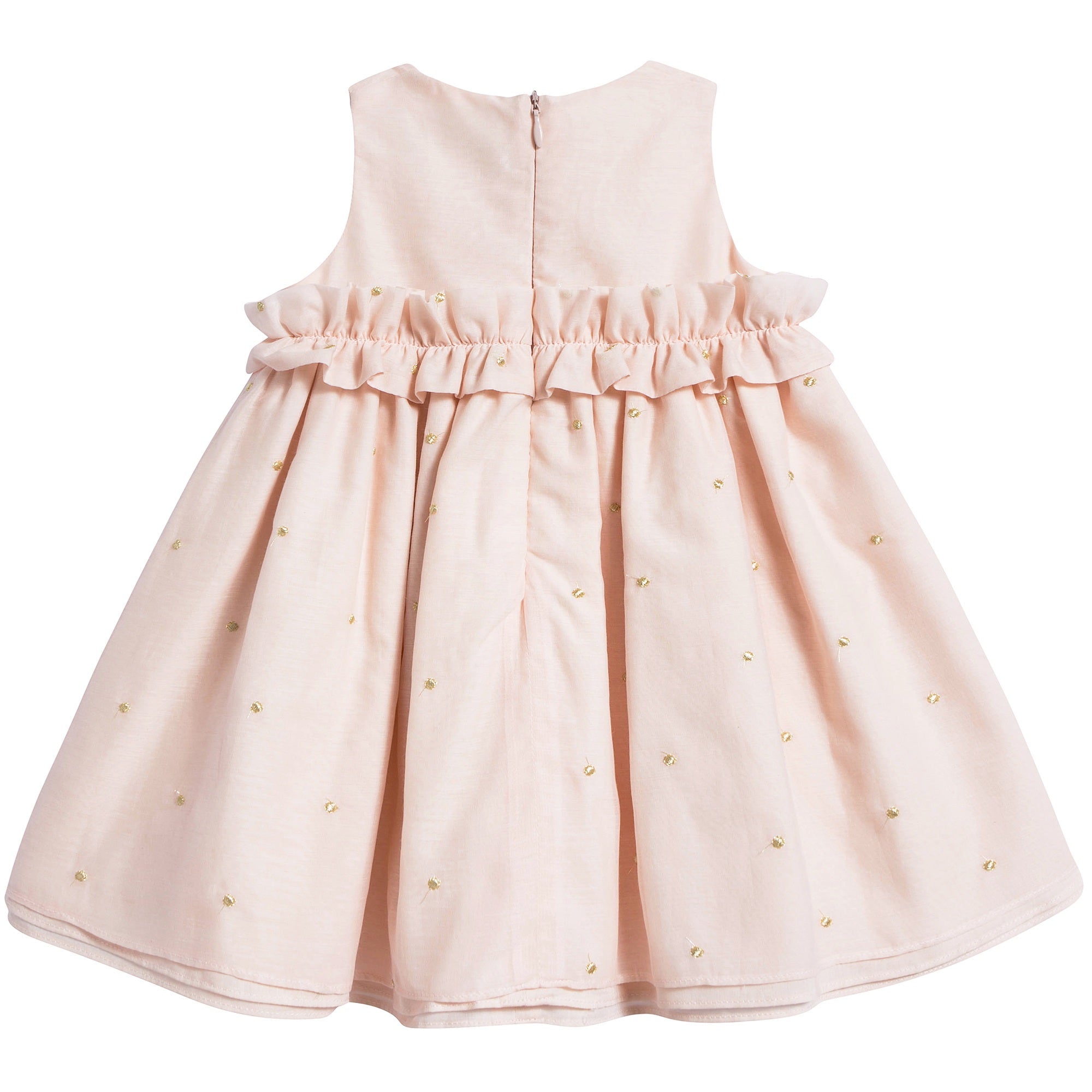 Baby Girls Nude Clair Cotton Dress