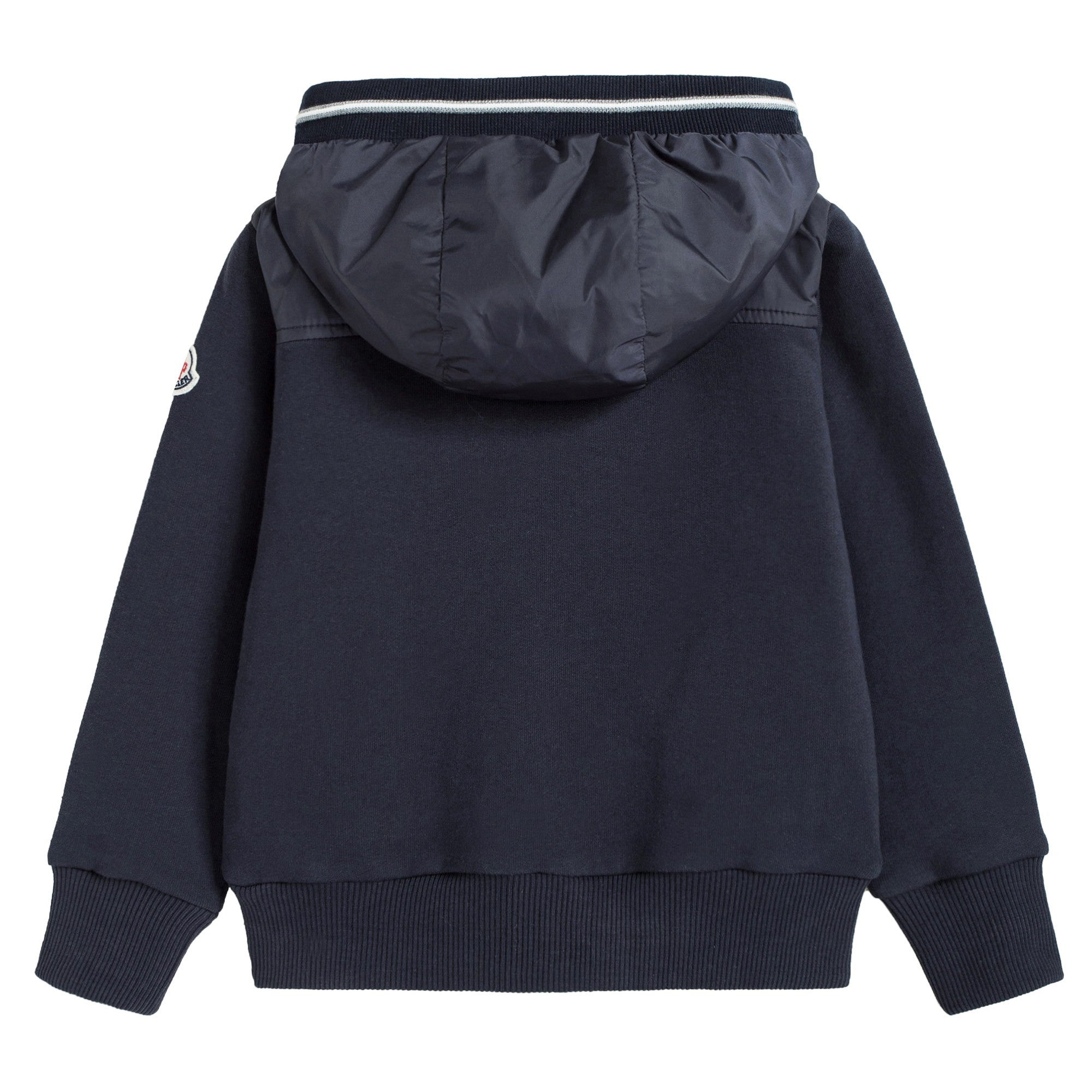 Boys Navy Blue Zip-up Top