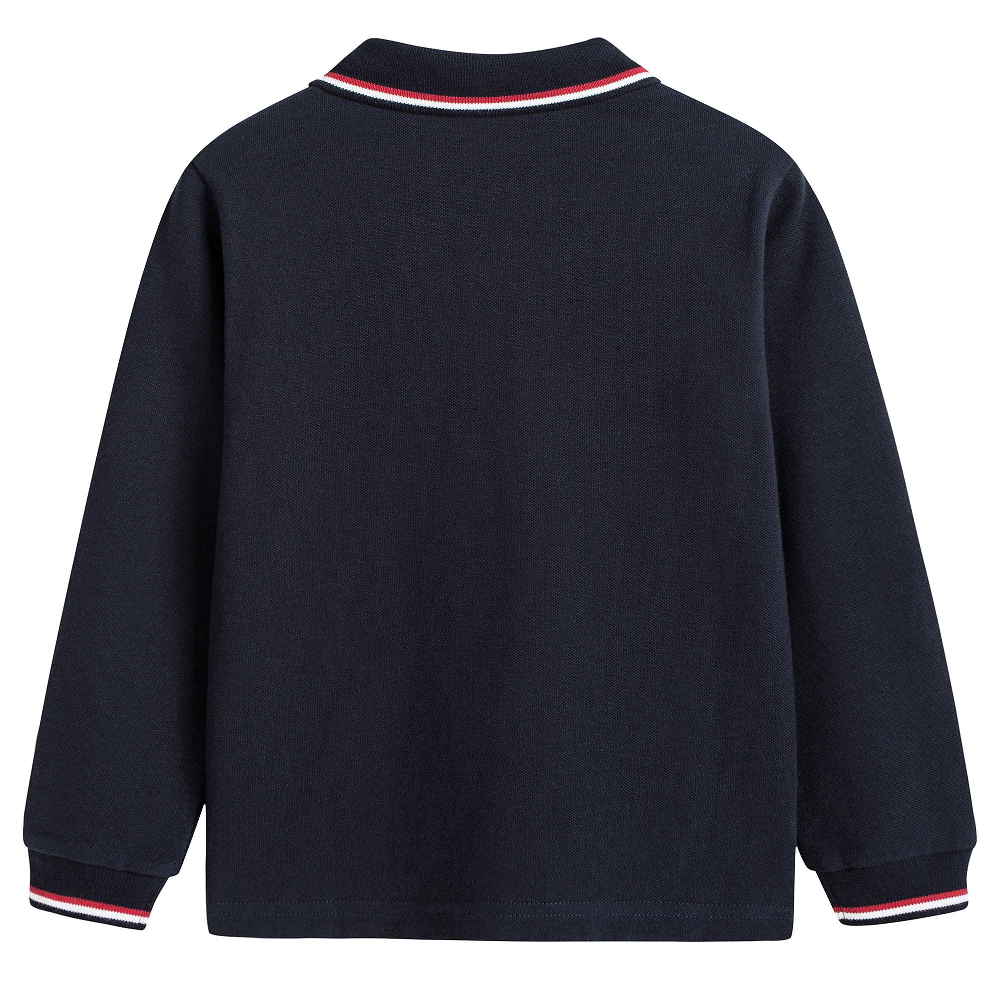 Boys Navy Blue Polo Shirt