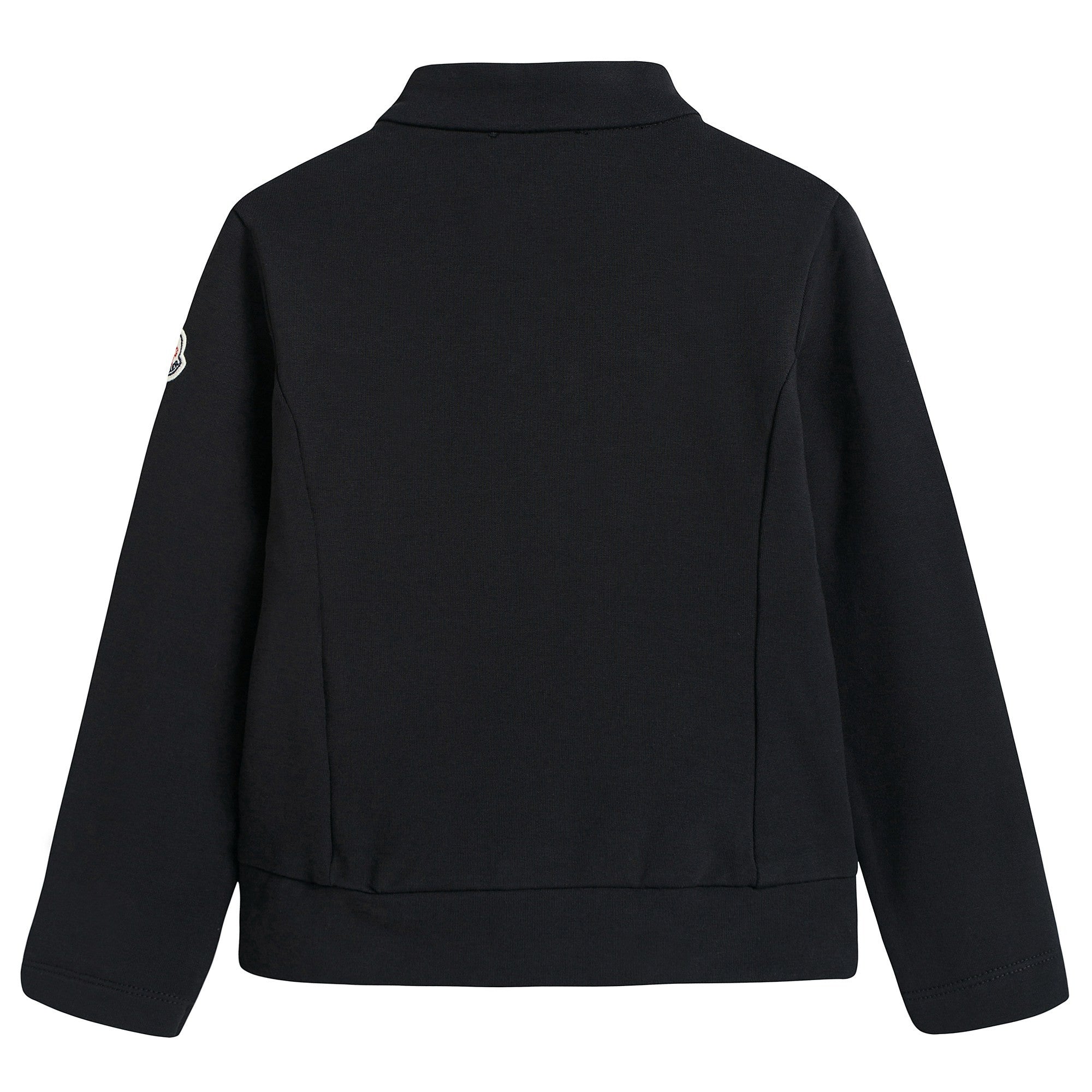 Boys & Girls Black Cotton Cardigan