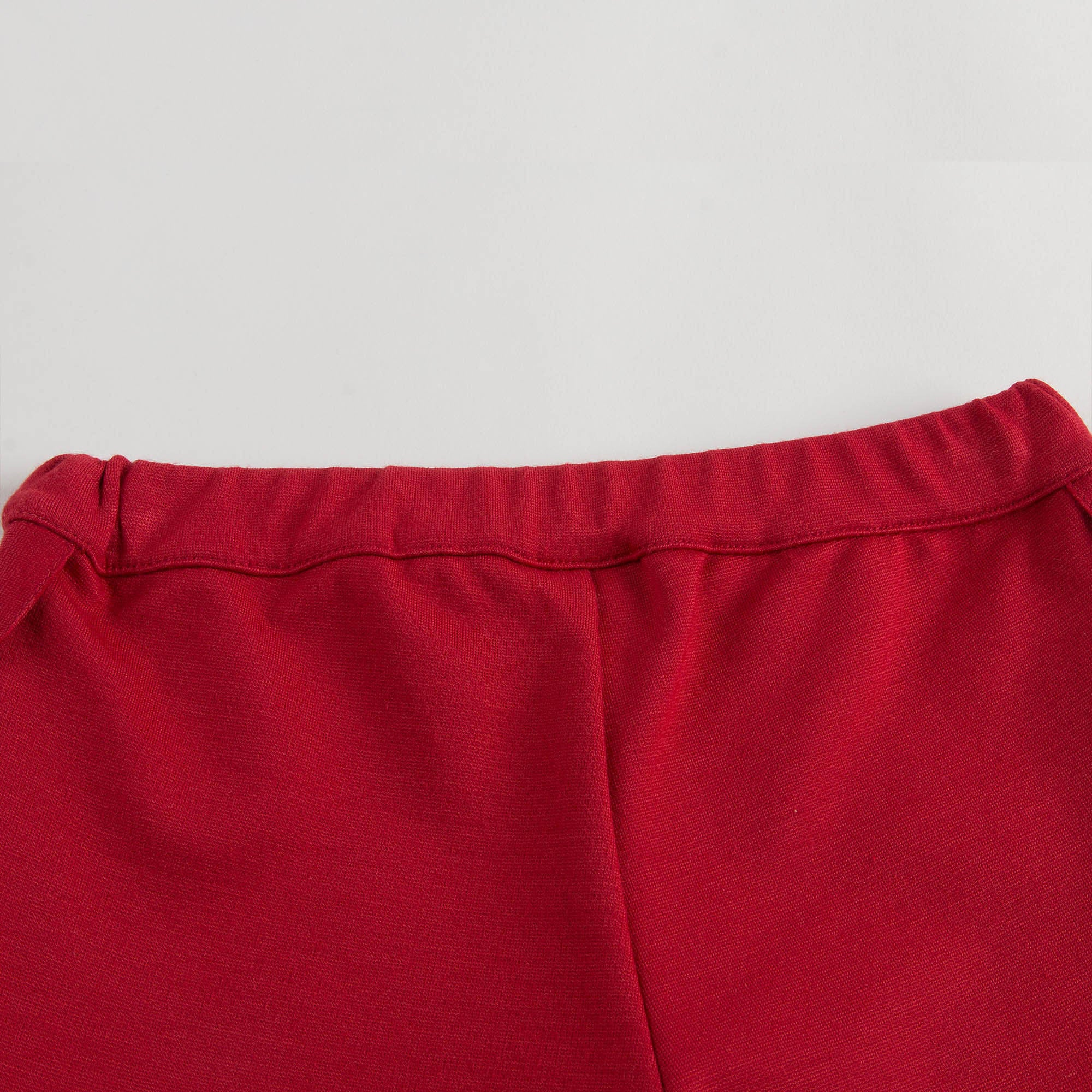 Baby Girls Red Ruffled Edge Trims Short - CÉMAROSE | Children's Fashion Store - 6