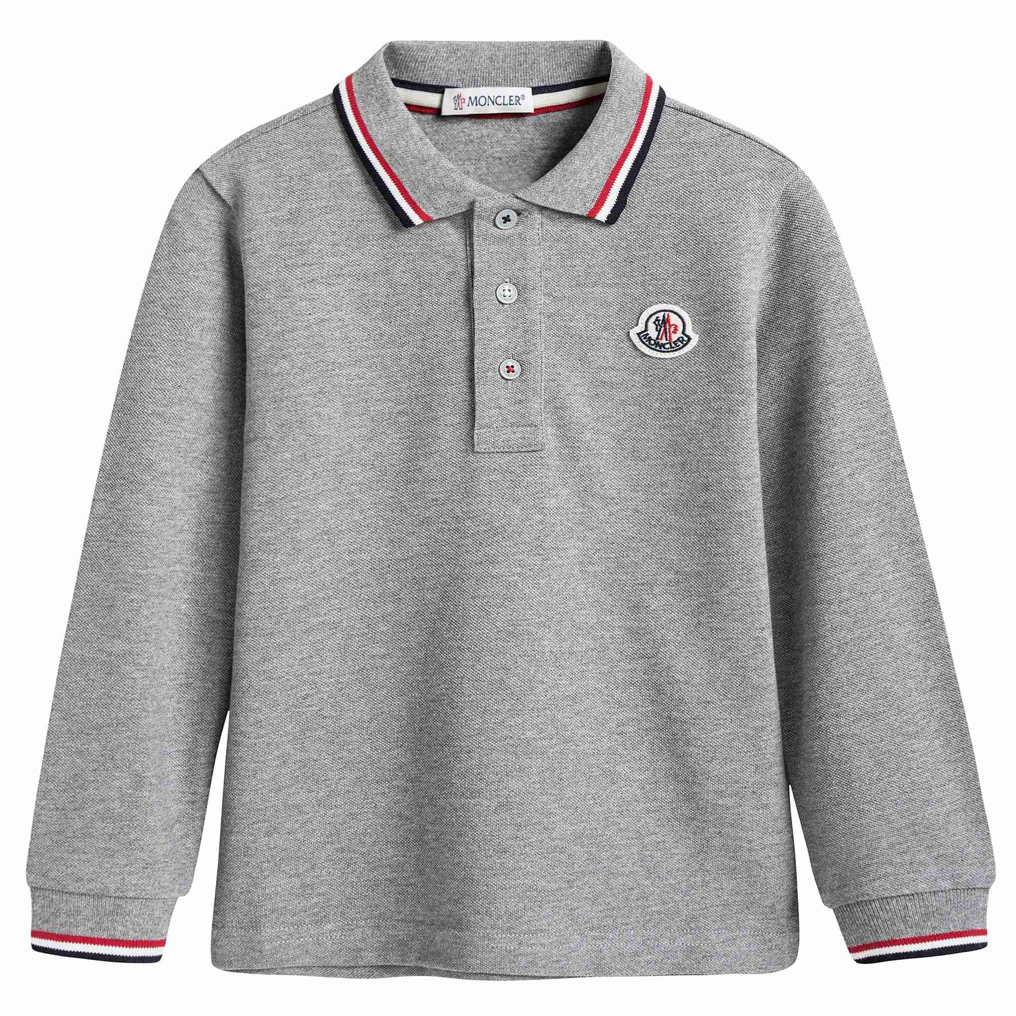 Boys Grey Polo Shirt
