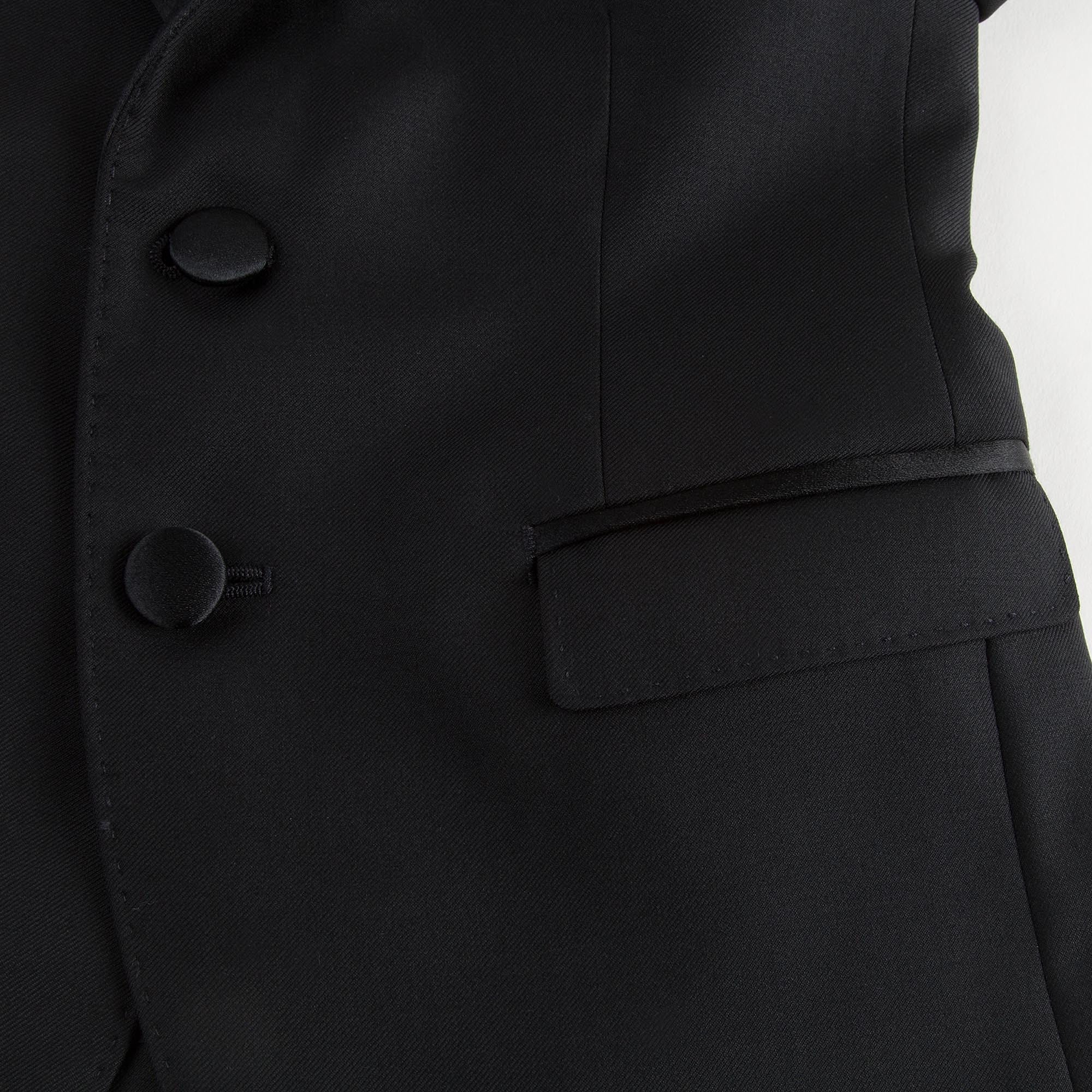 Boys Black Wool & Silk Suits - CÉMAROSE | Children's Fashion Store - 10