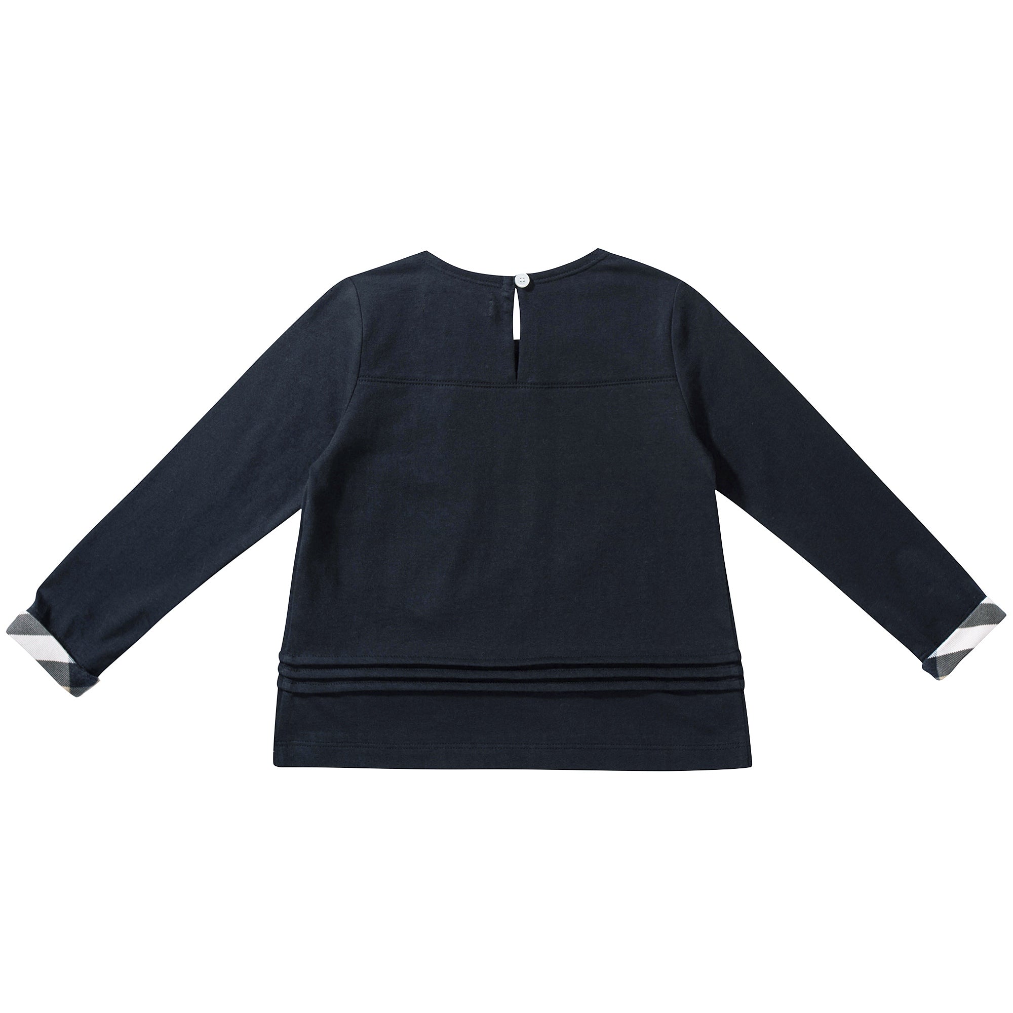 Boys & Girls Navy Blue Cotton T-shirt