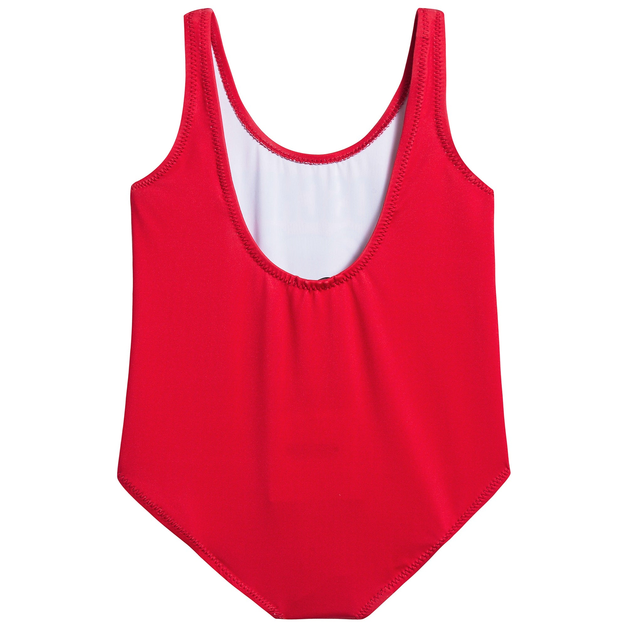 Girls Poppy Red Bathing Suit