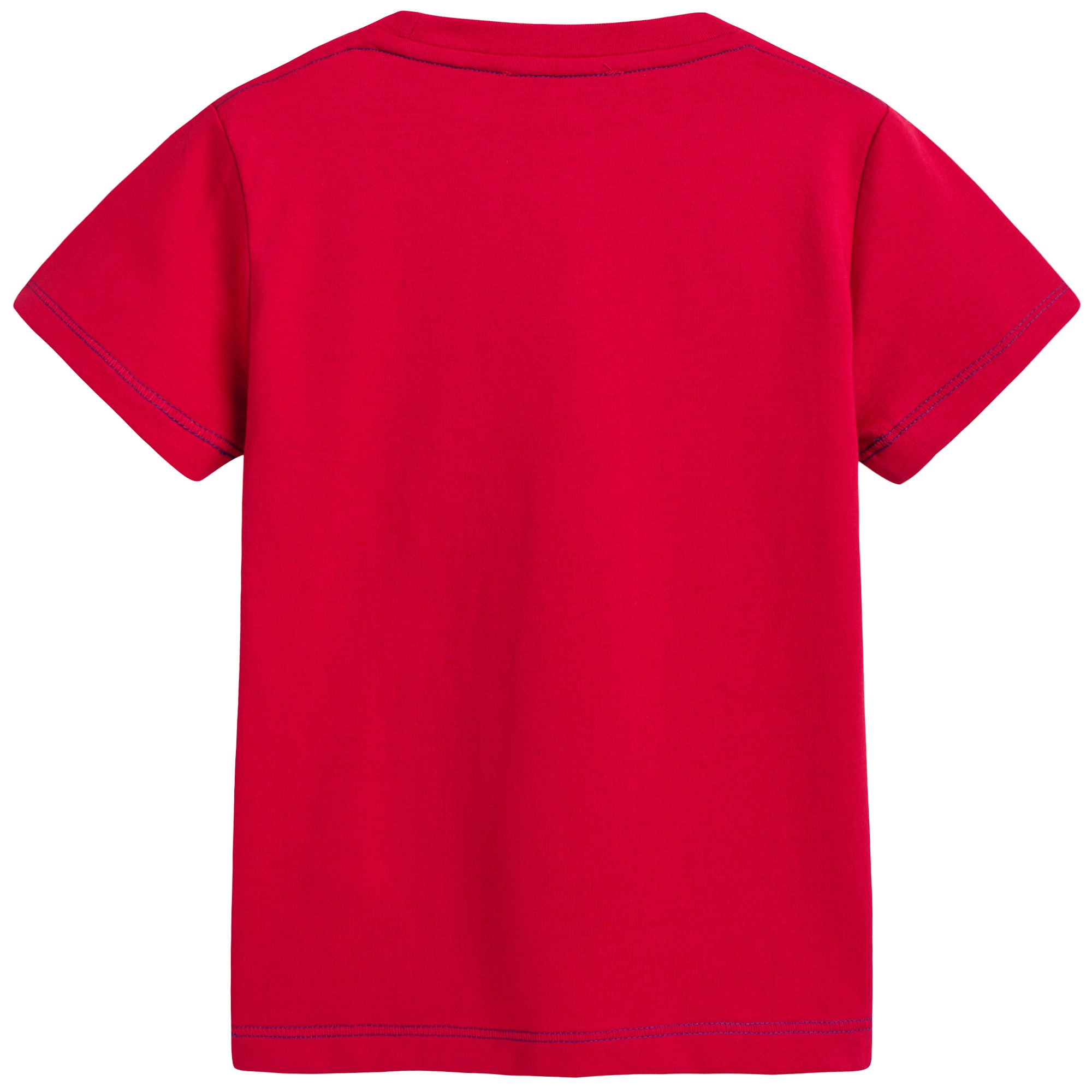Boys Red Cotton T-Shirt