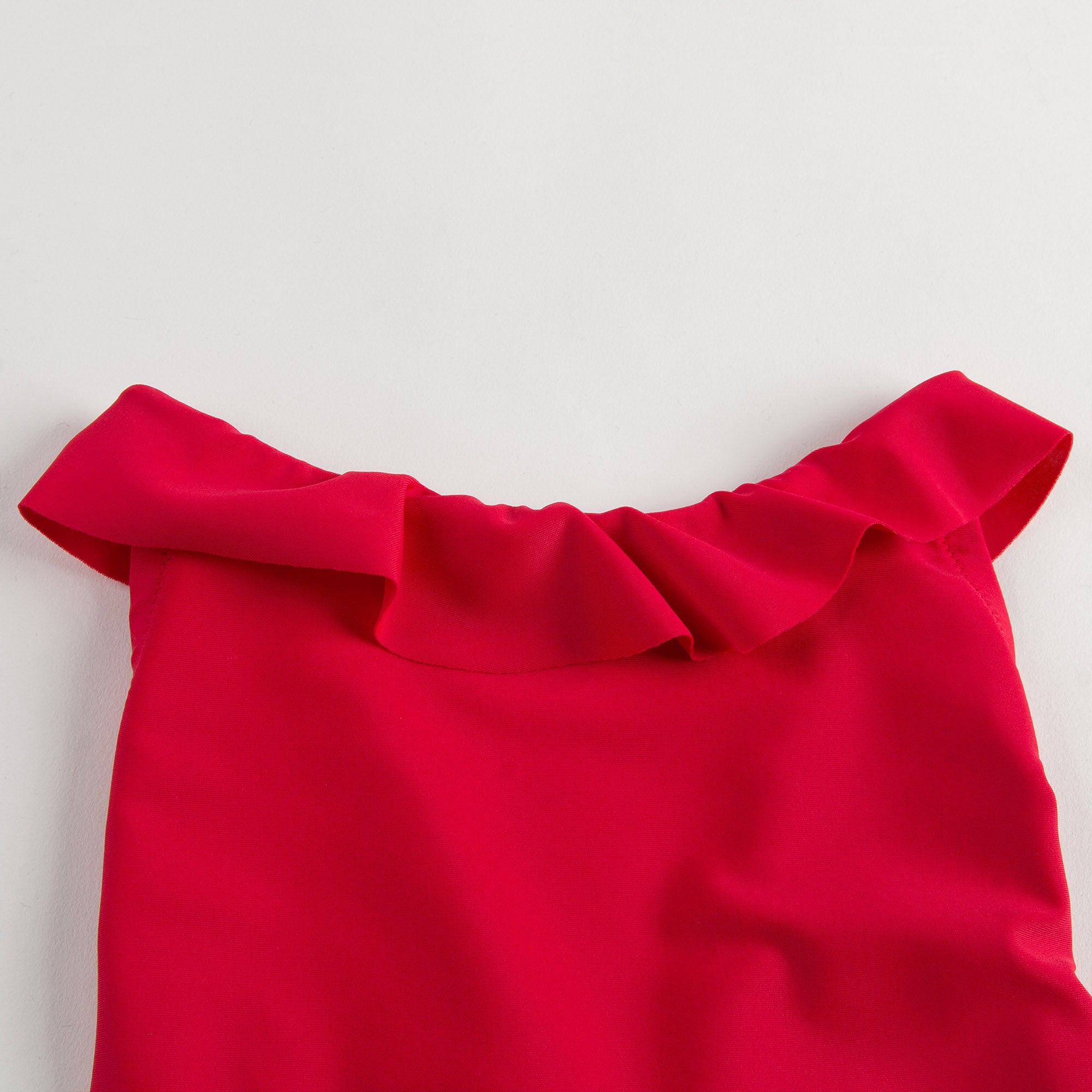 Girls Poppy Red Swimwear