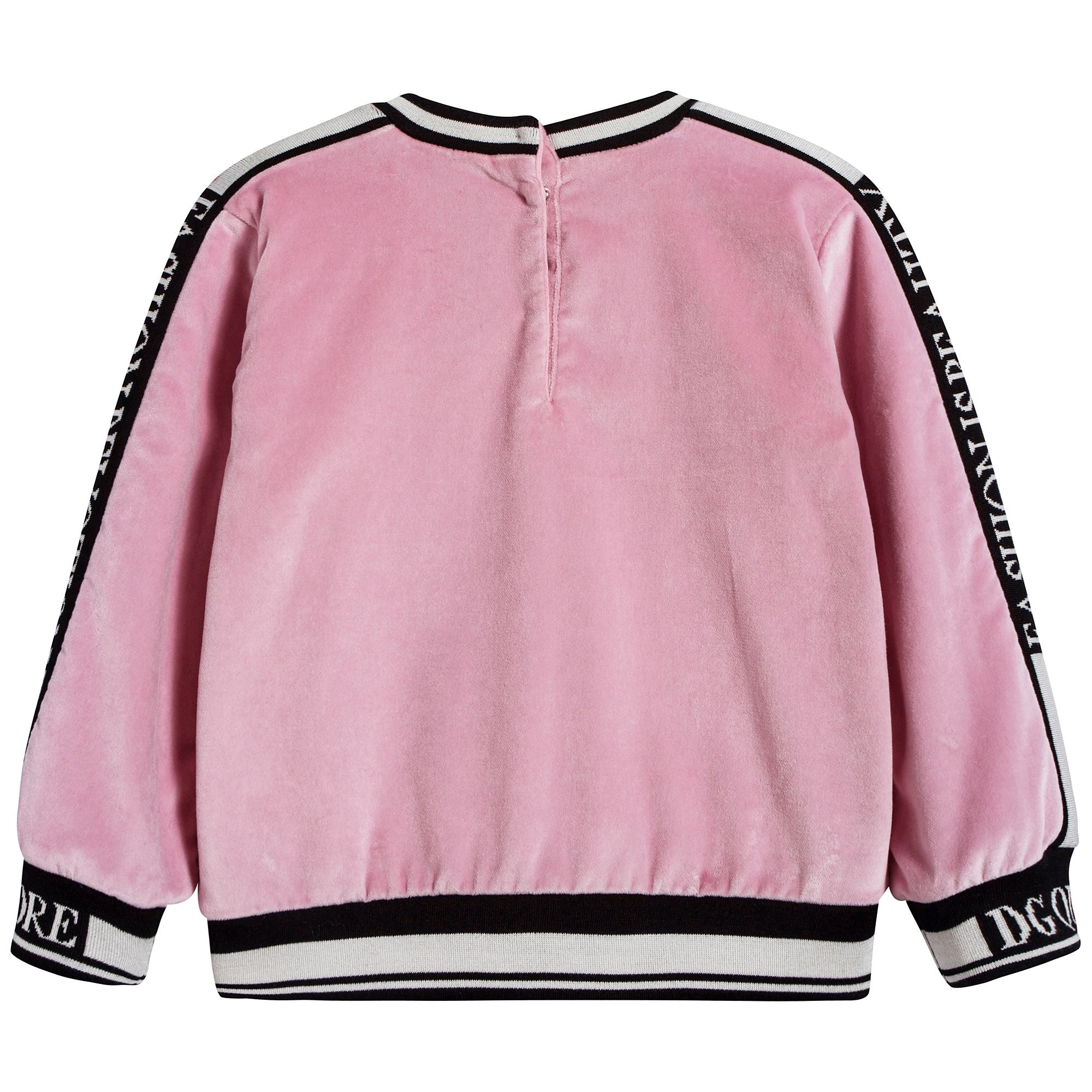 Baby Girls Light Pink Cotton Sweatshirt