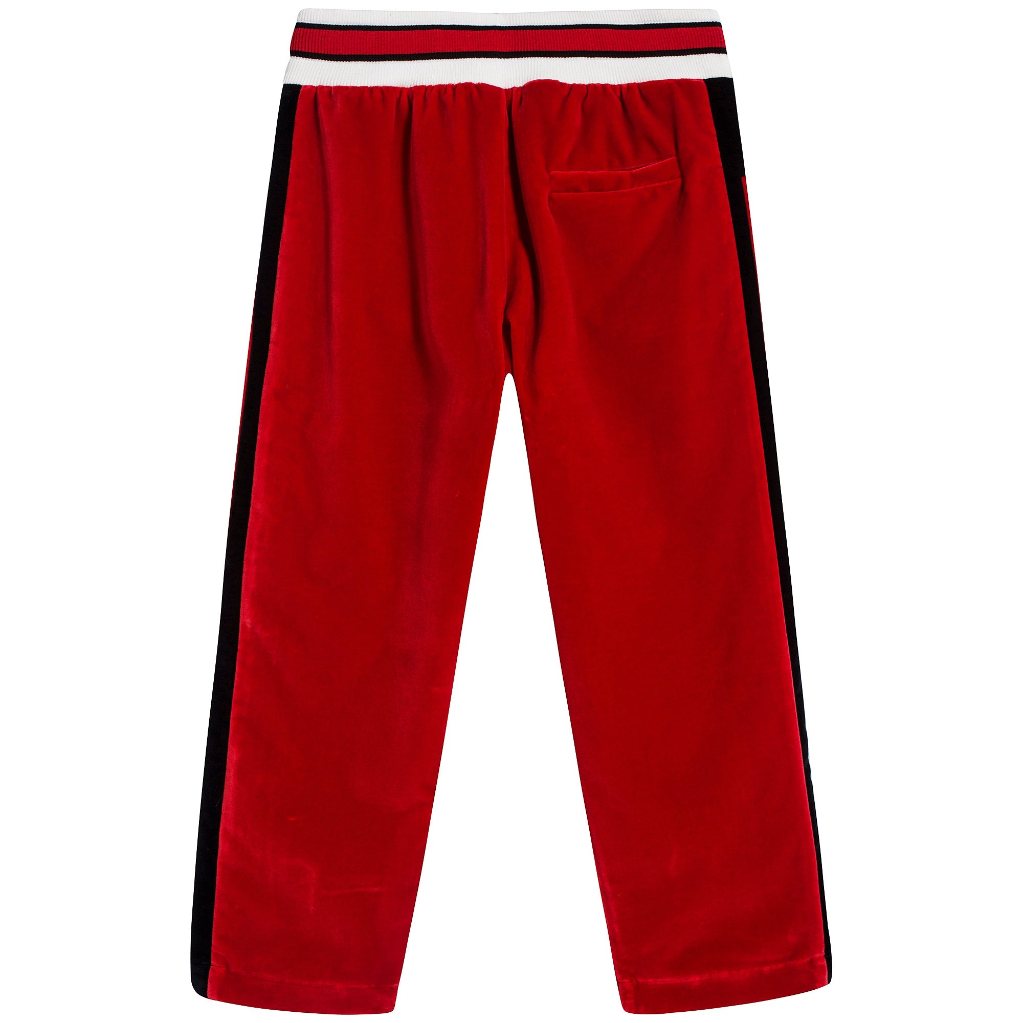 Boys Red Cotton Trousers