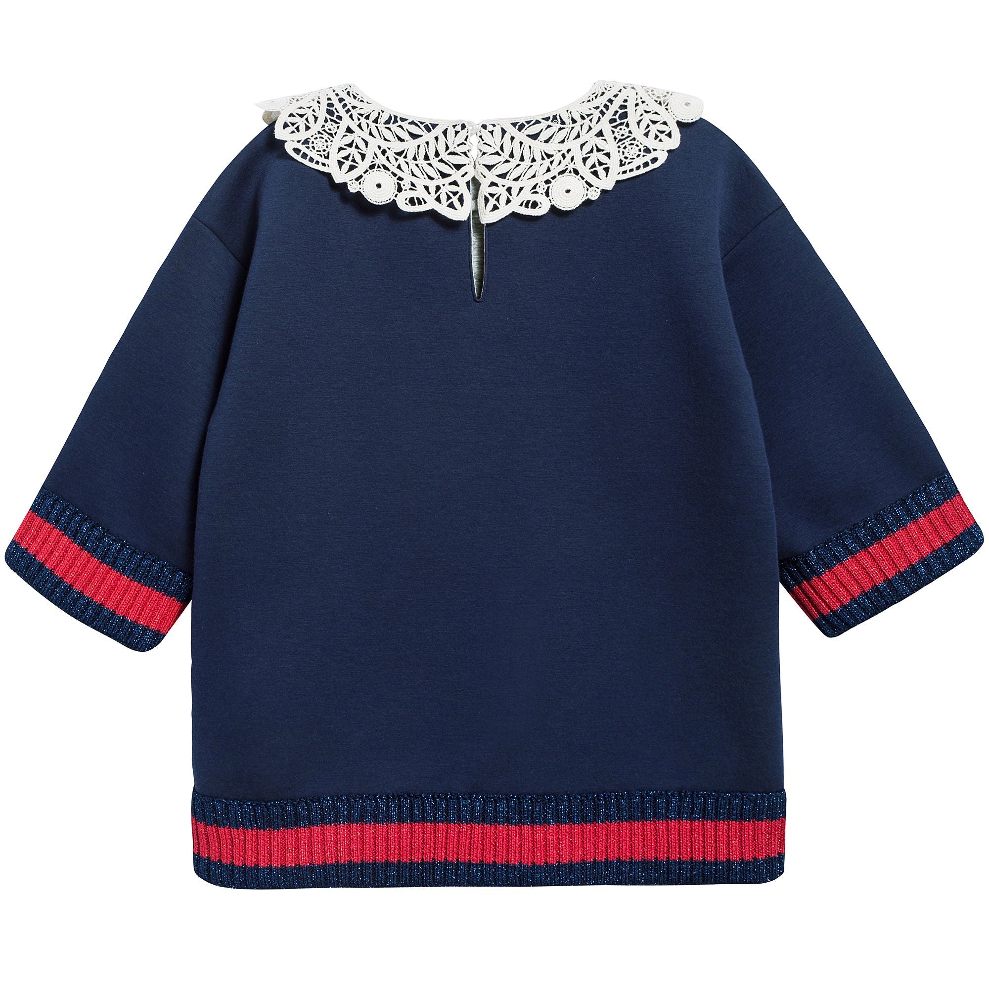 Girls Dark Indigo Neoprene Sweatshirt