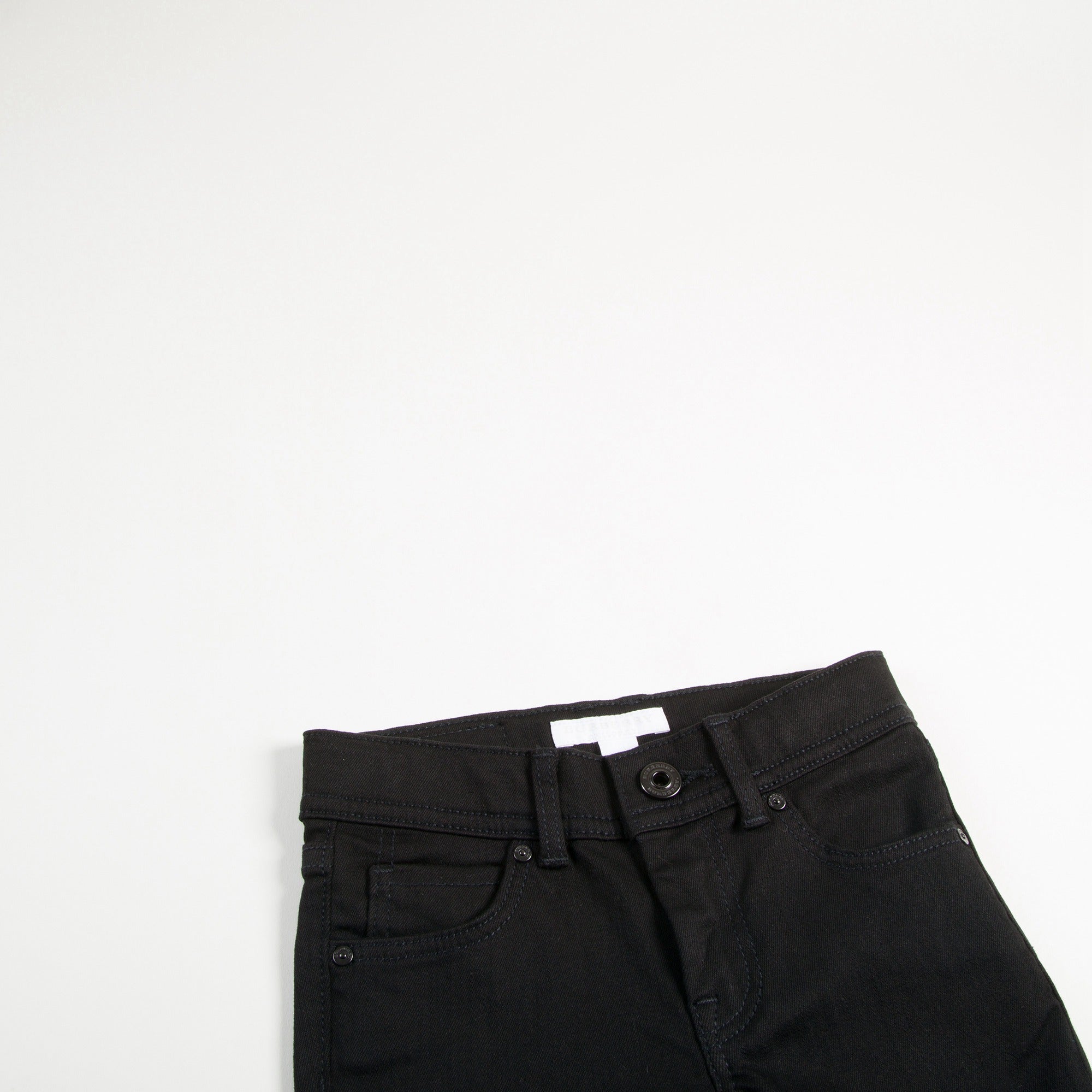 Girls Black Cotton Trousers