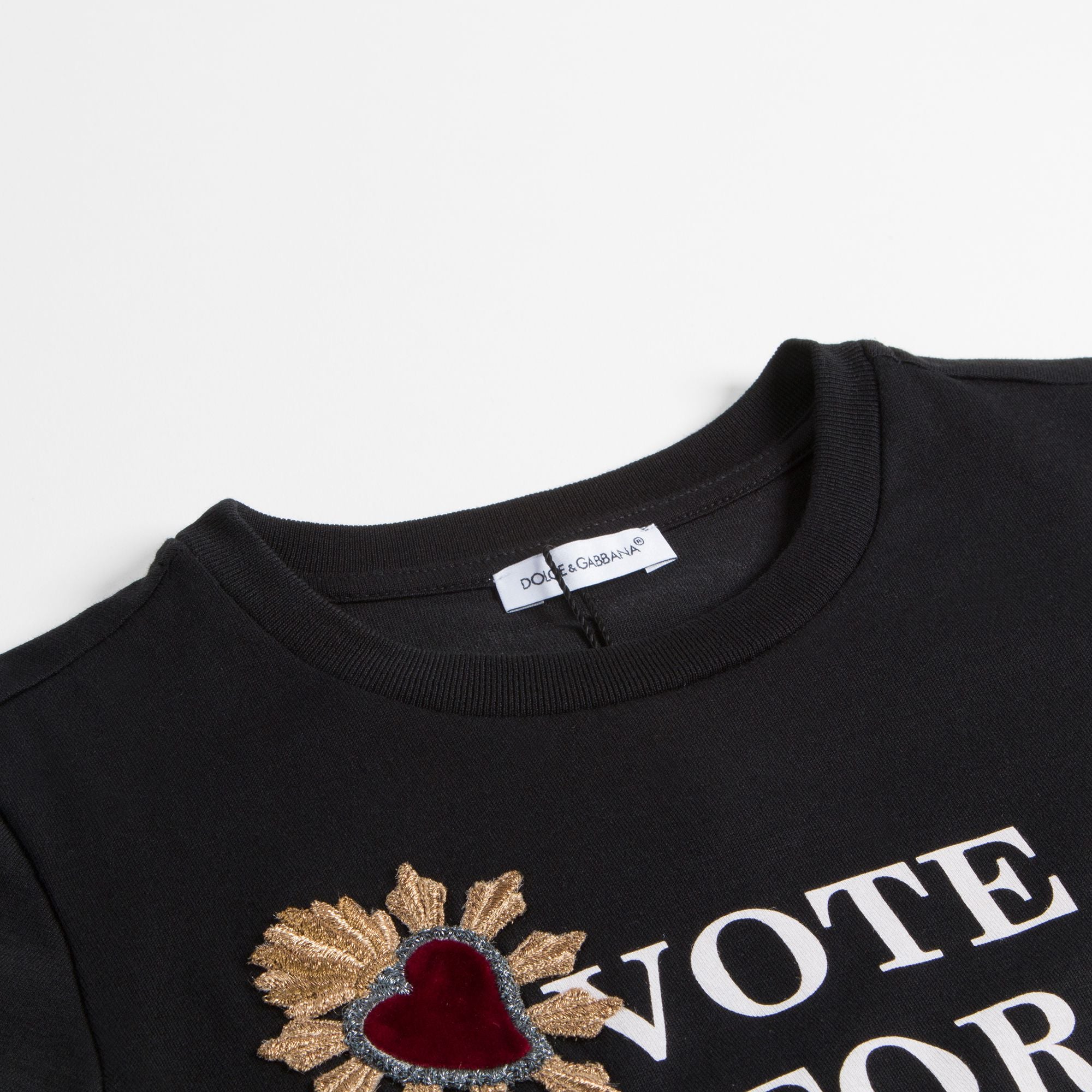 Girls & Boys Black "DG" T-shirt