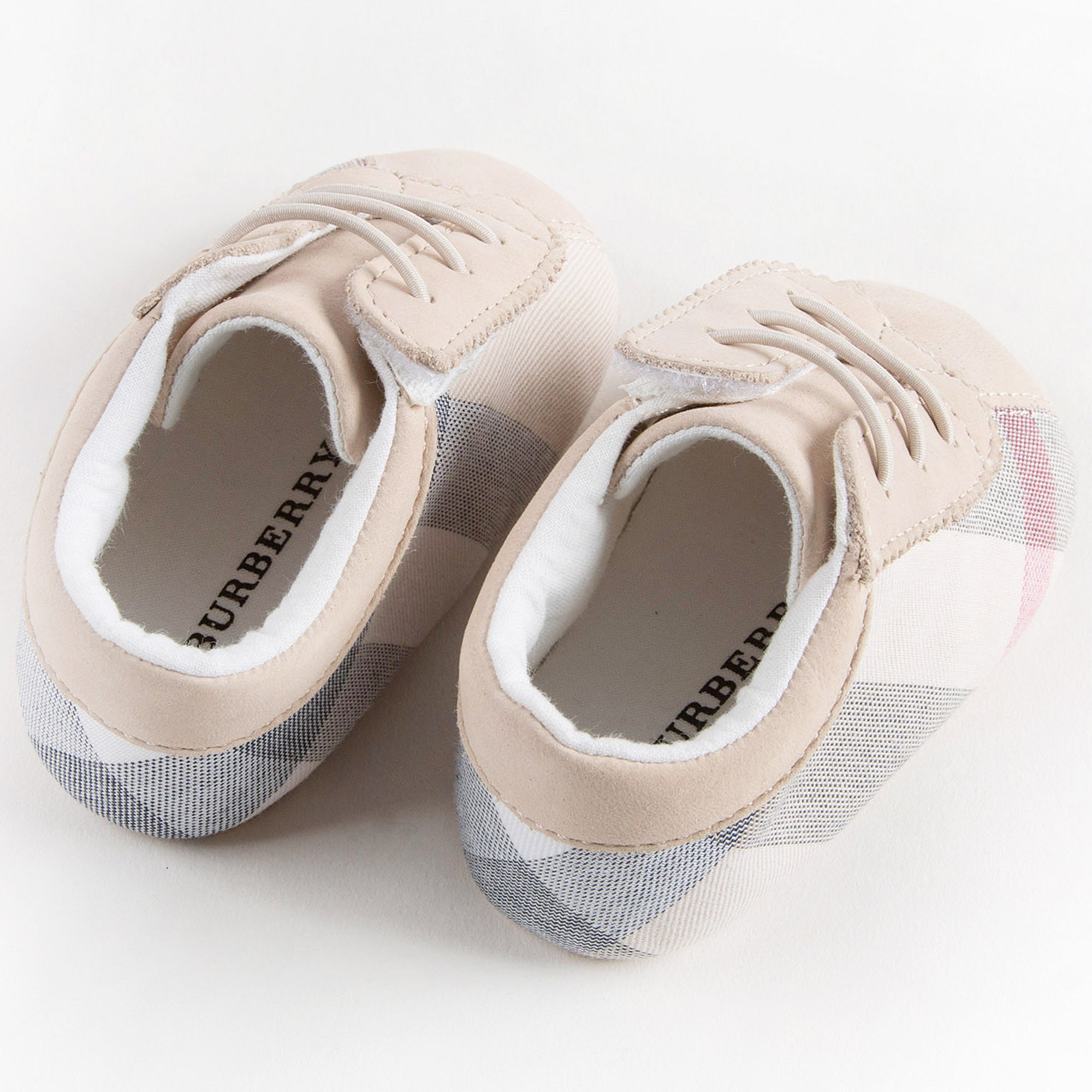 Baby Boys&Baby Girls Beige Check Pre-Walker Shoes - CÉMAROSE | Children's Fashion Store - 4