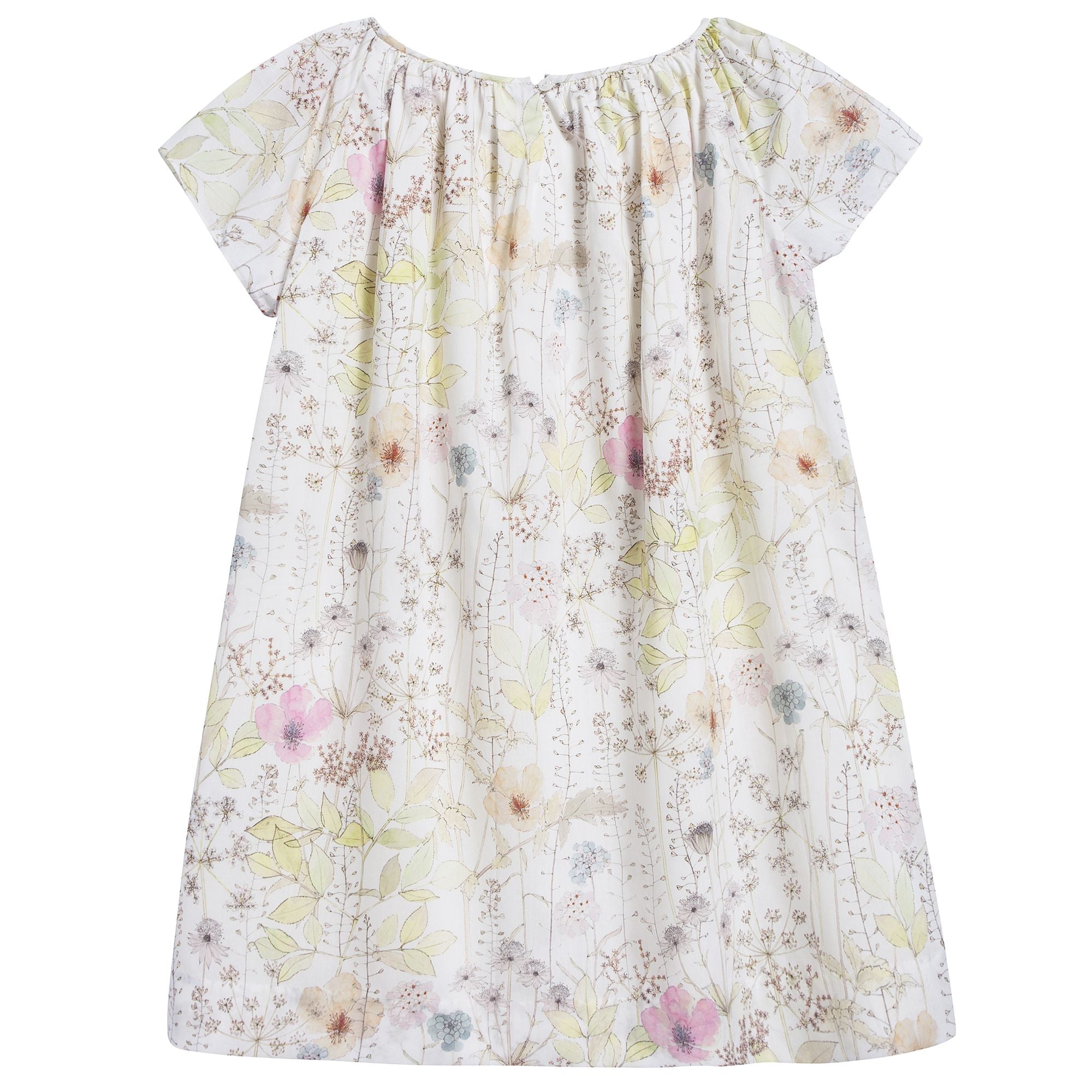 Robe imprimée écru pour fille