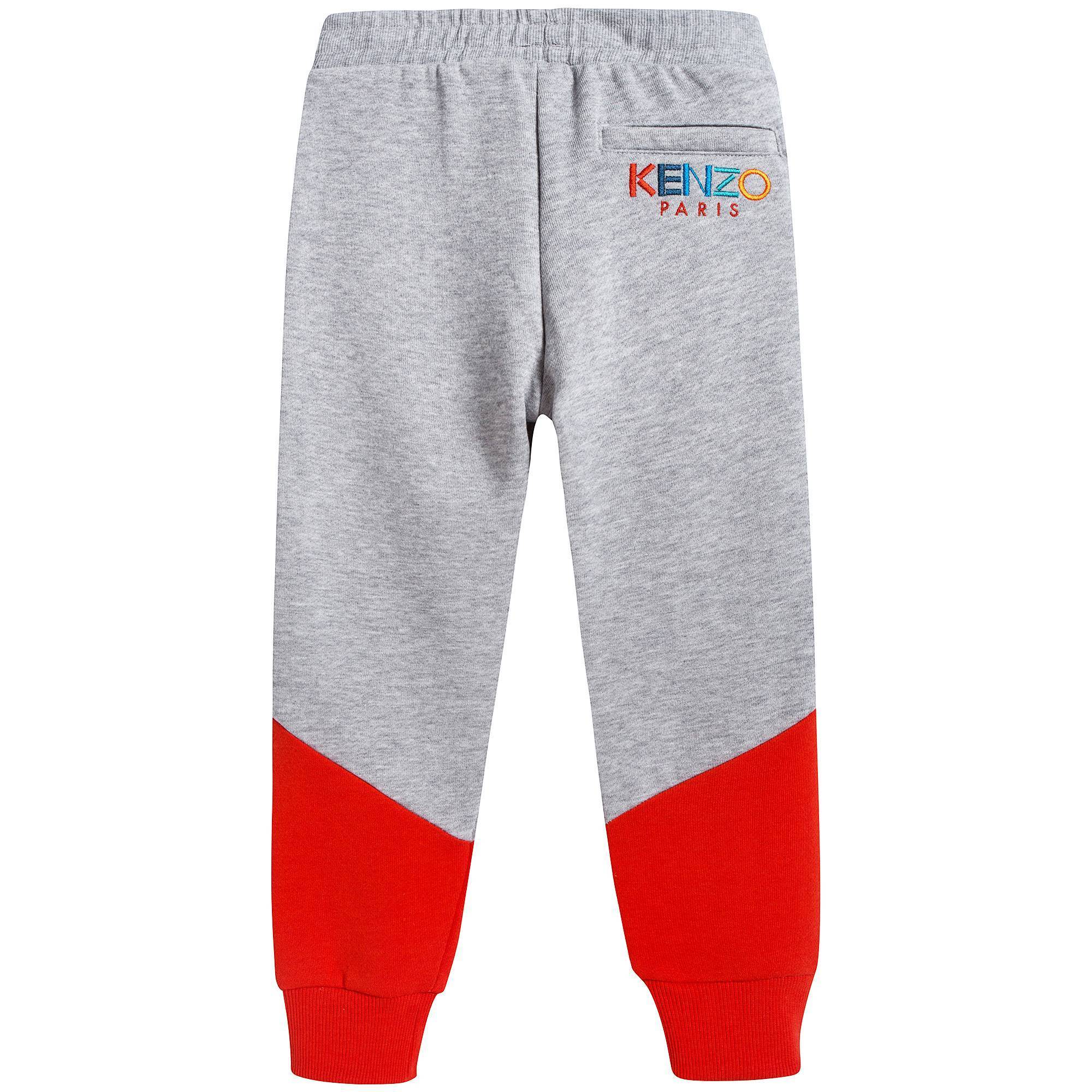 Boys Marl Grey Trousers