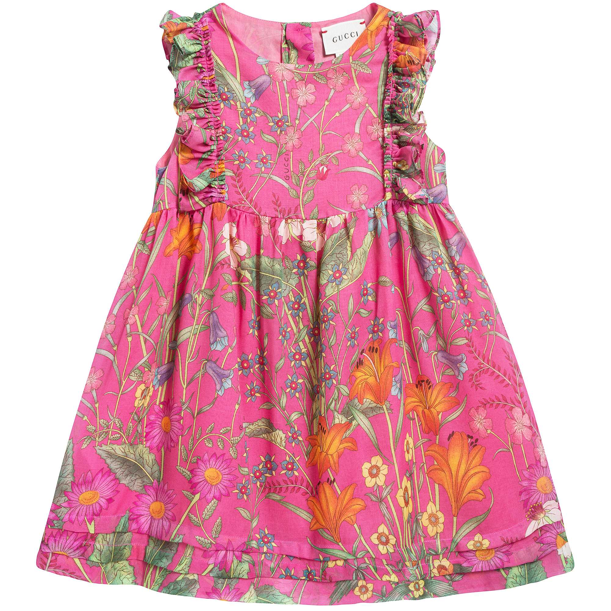 Baby Girls Princess Rose Printed Dress