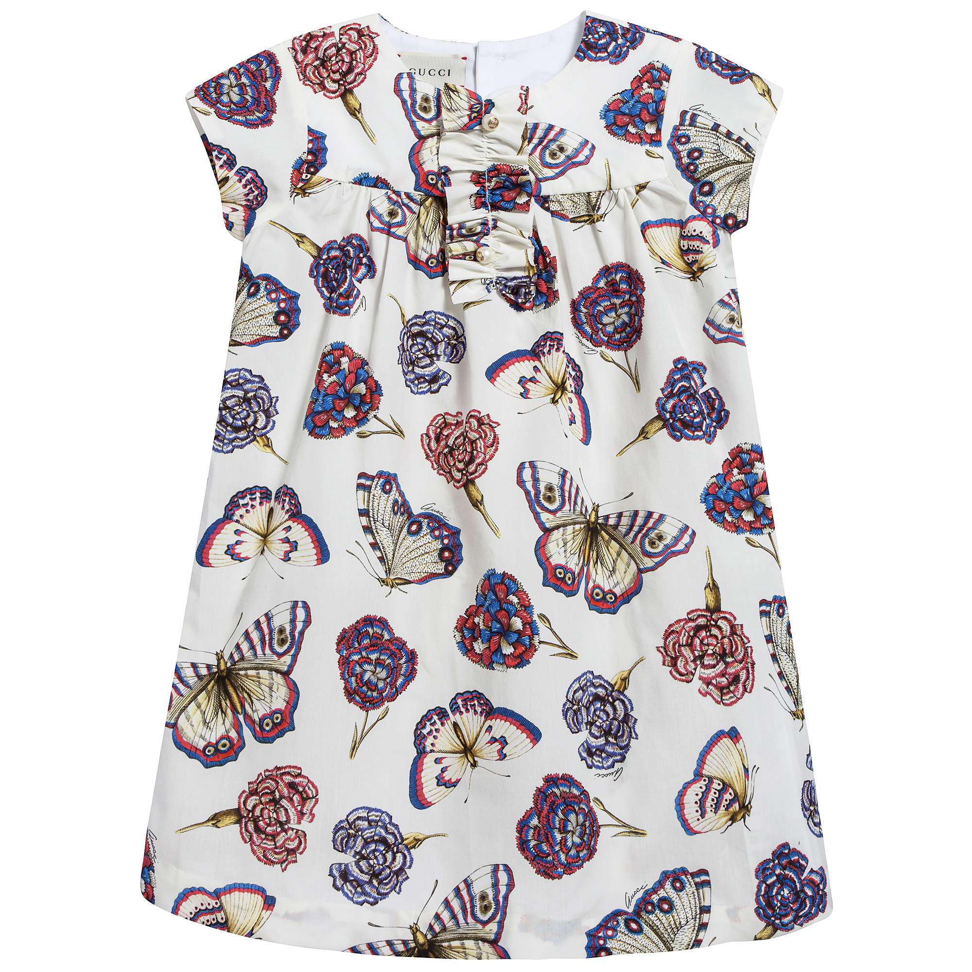 Baby Girls White Magnolia Dress