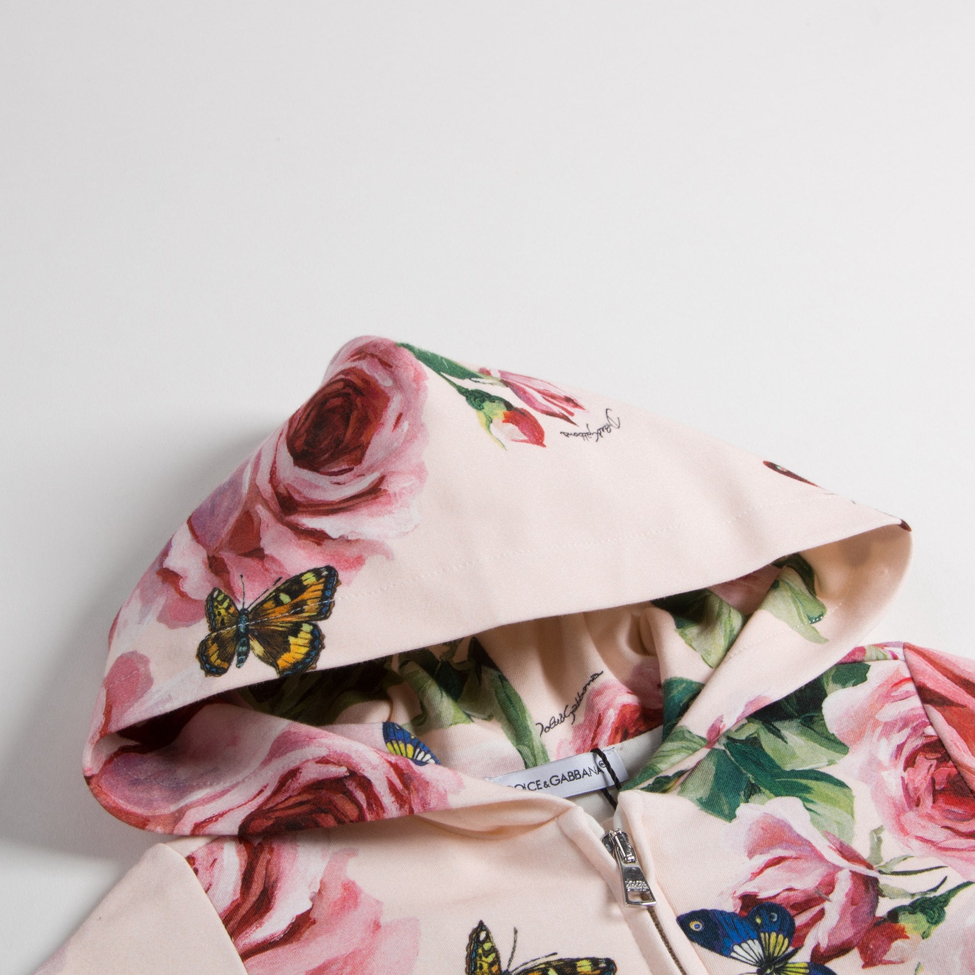 Baby Girls Beige Rose Coat