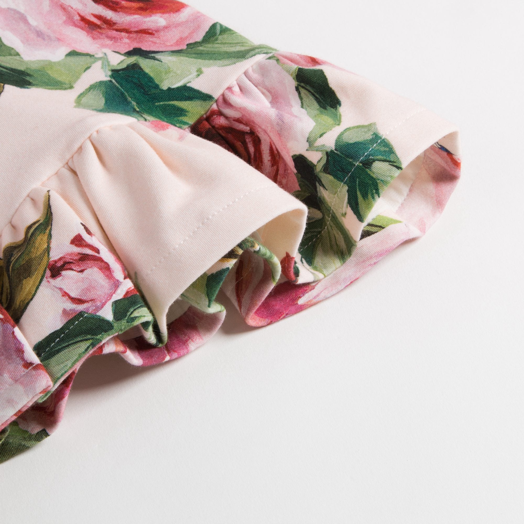 Baby Girls Beige Rose Coat