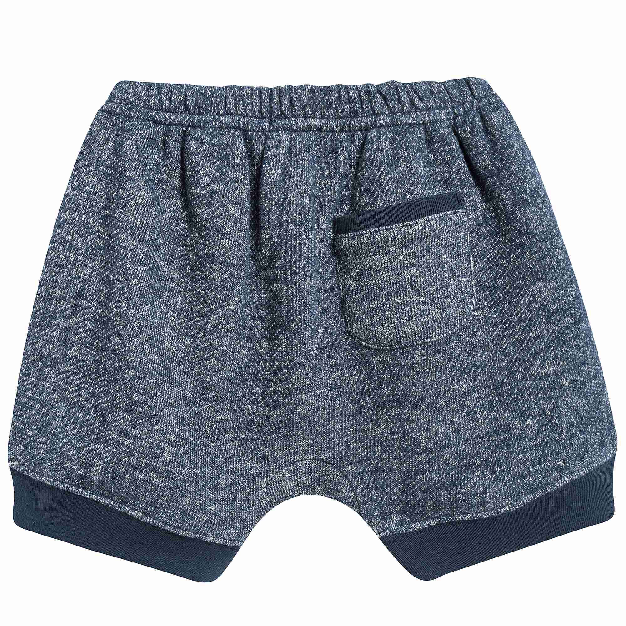 Baby Navy Cotton Jersey Shorts