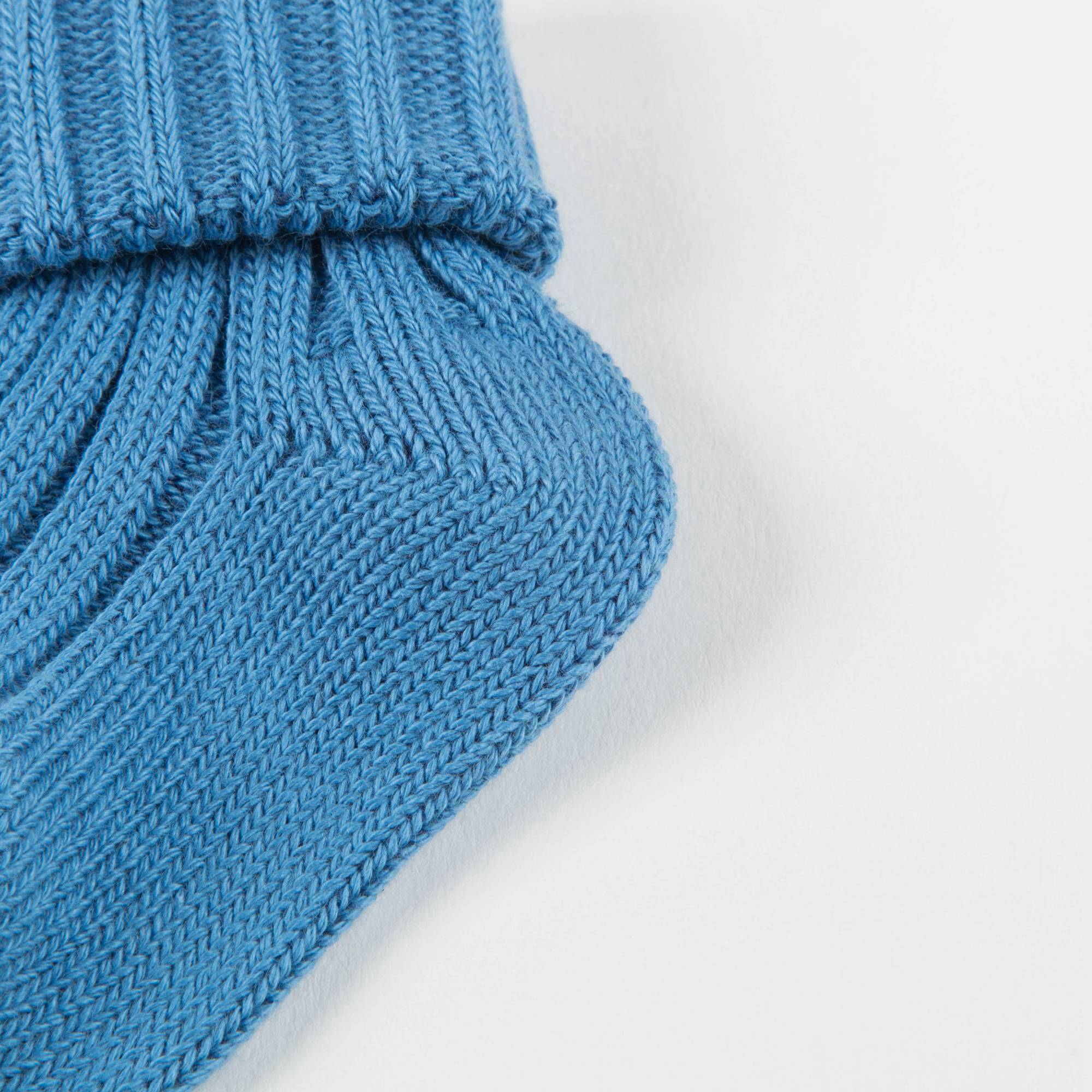 Baby Rich Blue Cotton Knitwear Socks