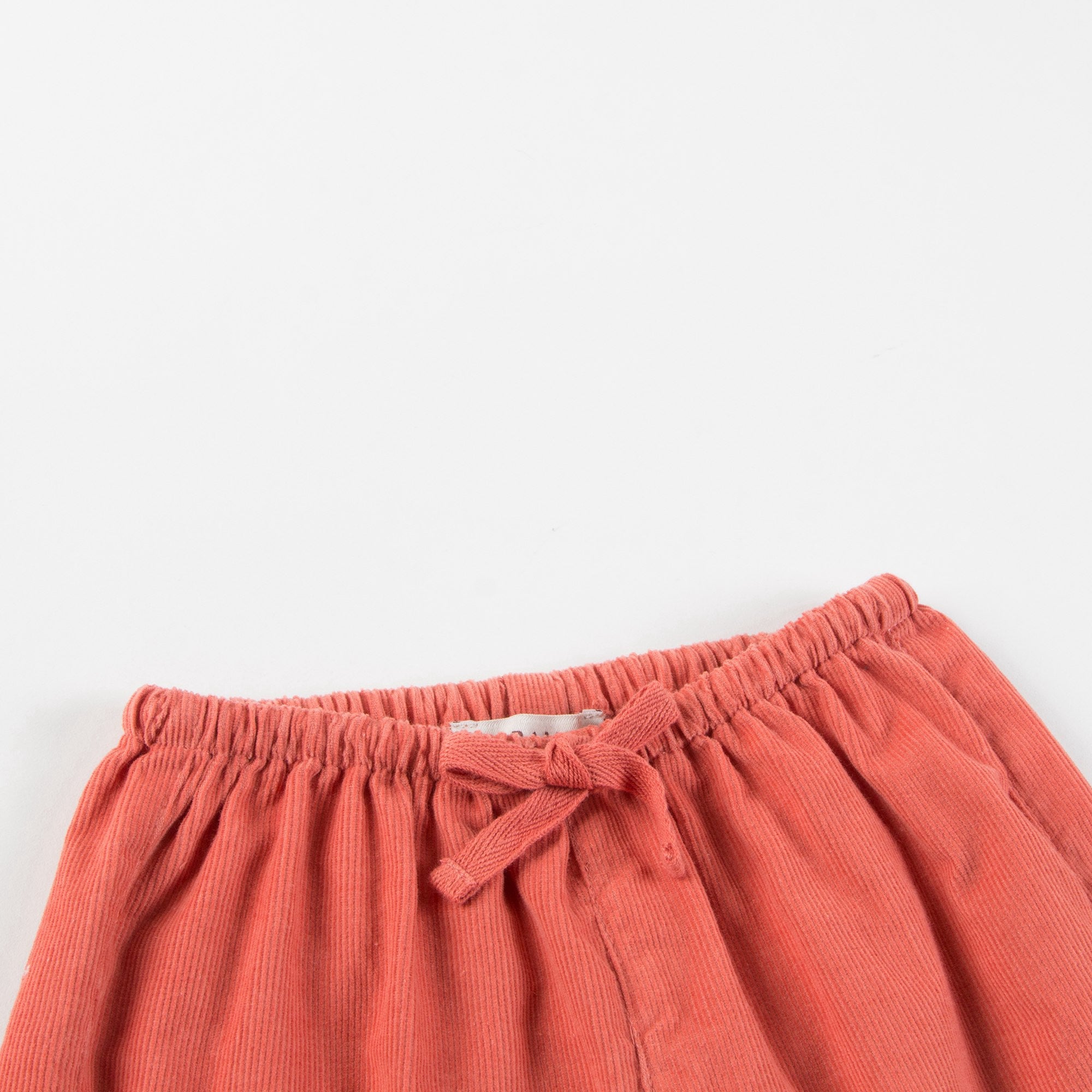 Baby Orange Cotton Trousers