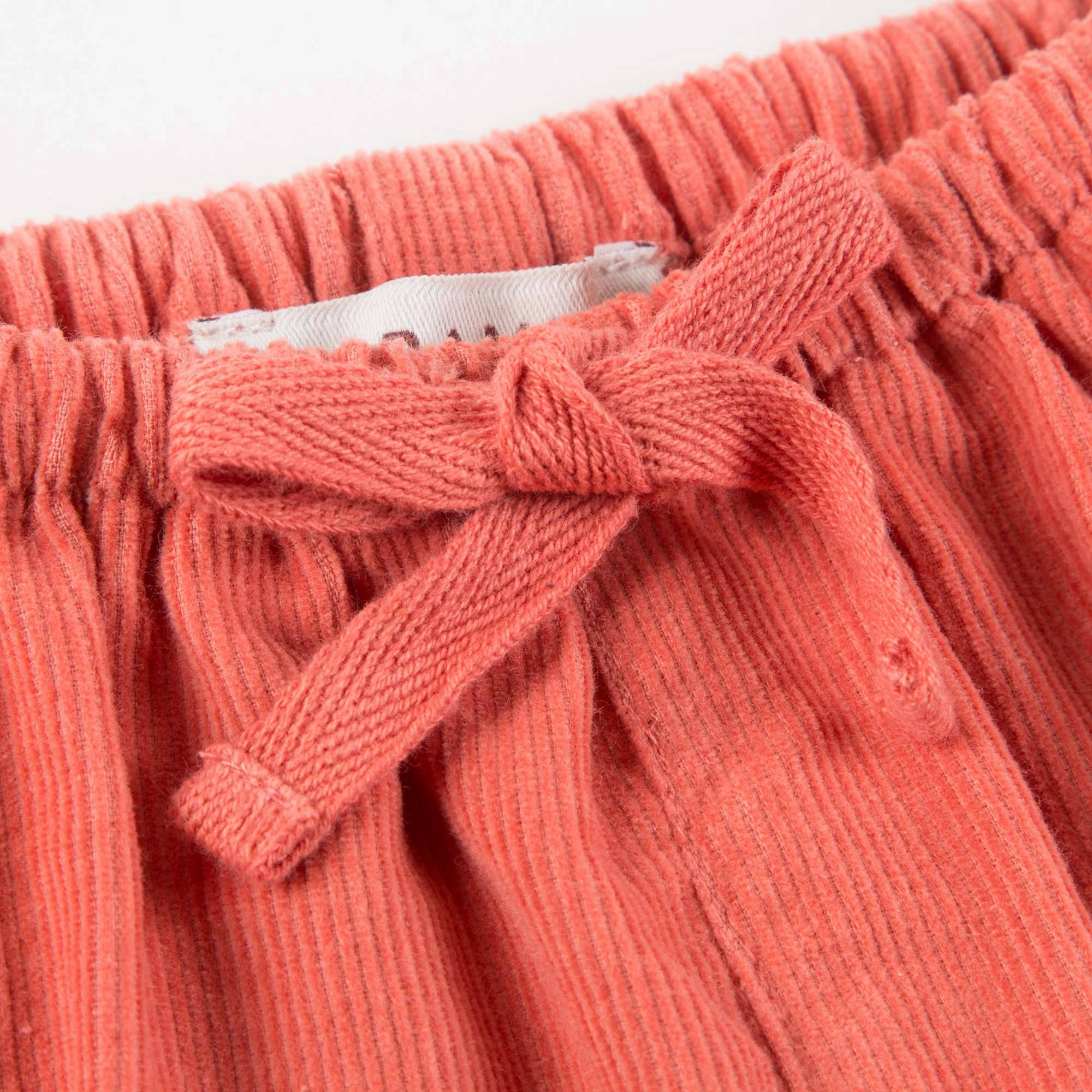 Baby Orange Cotton Trousers