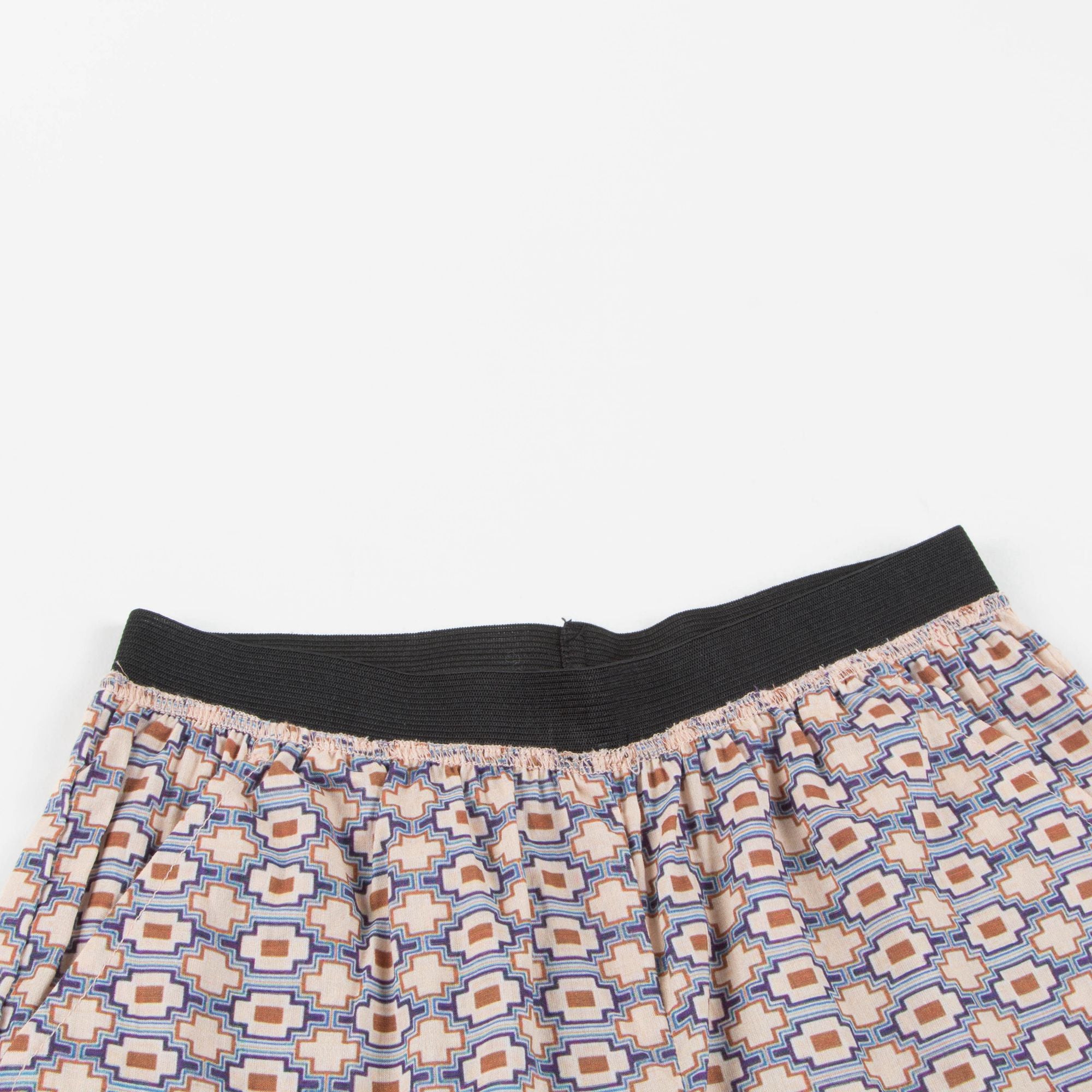 Girls & Boys Kaleido Blue Woven Shorts