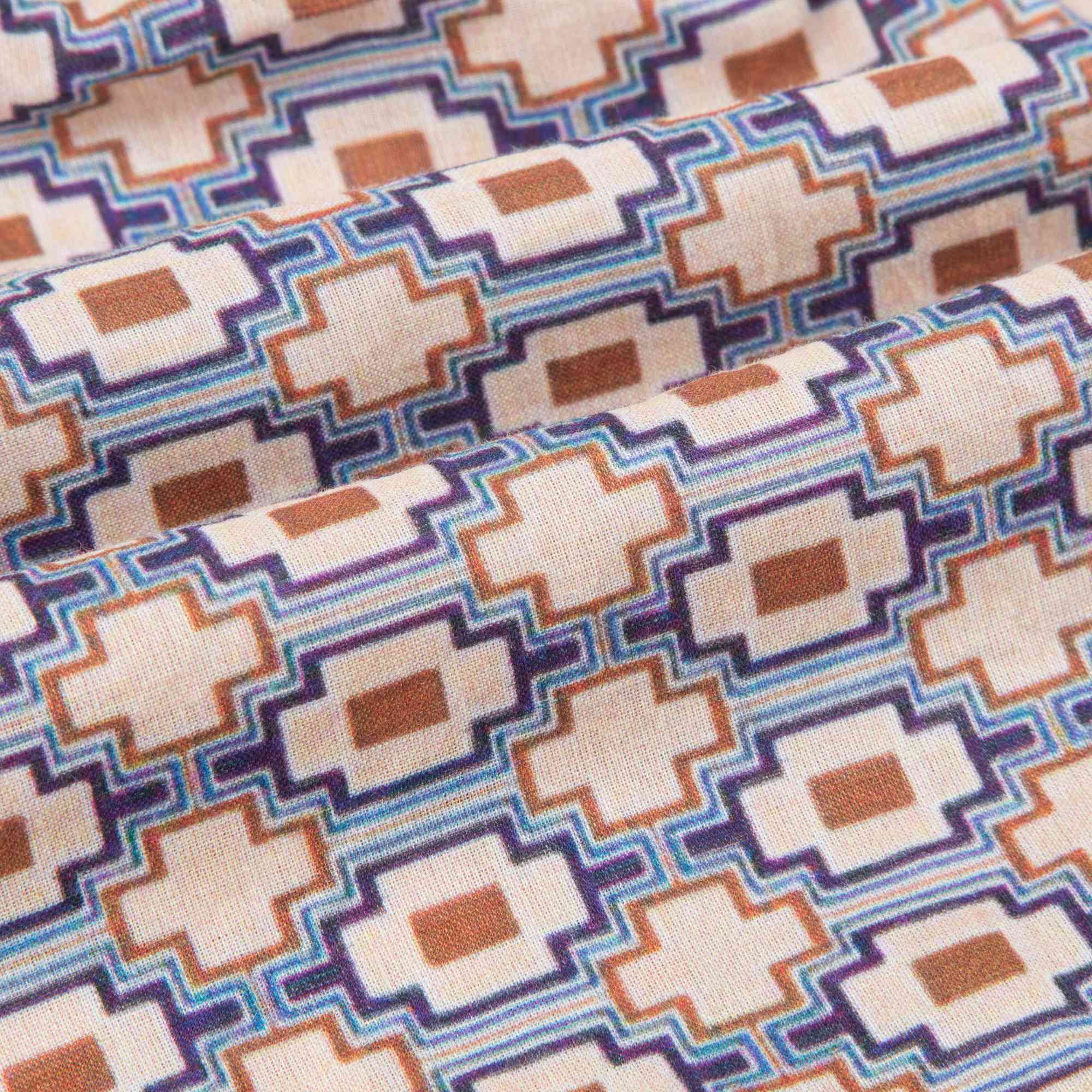 Girls & Boys Kaleido Blue Woven Shorts