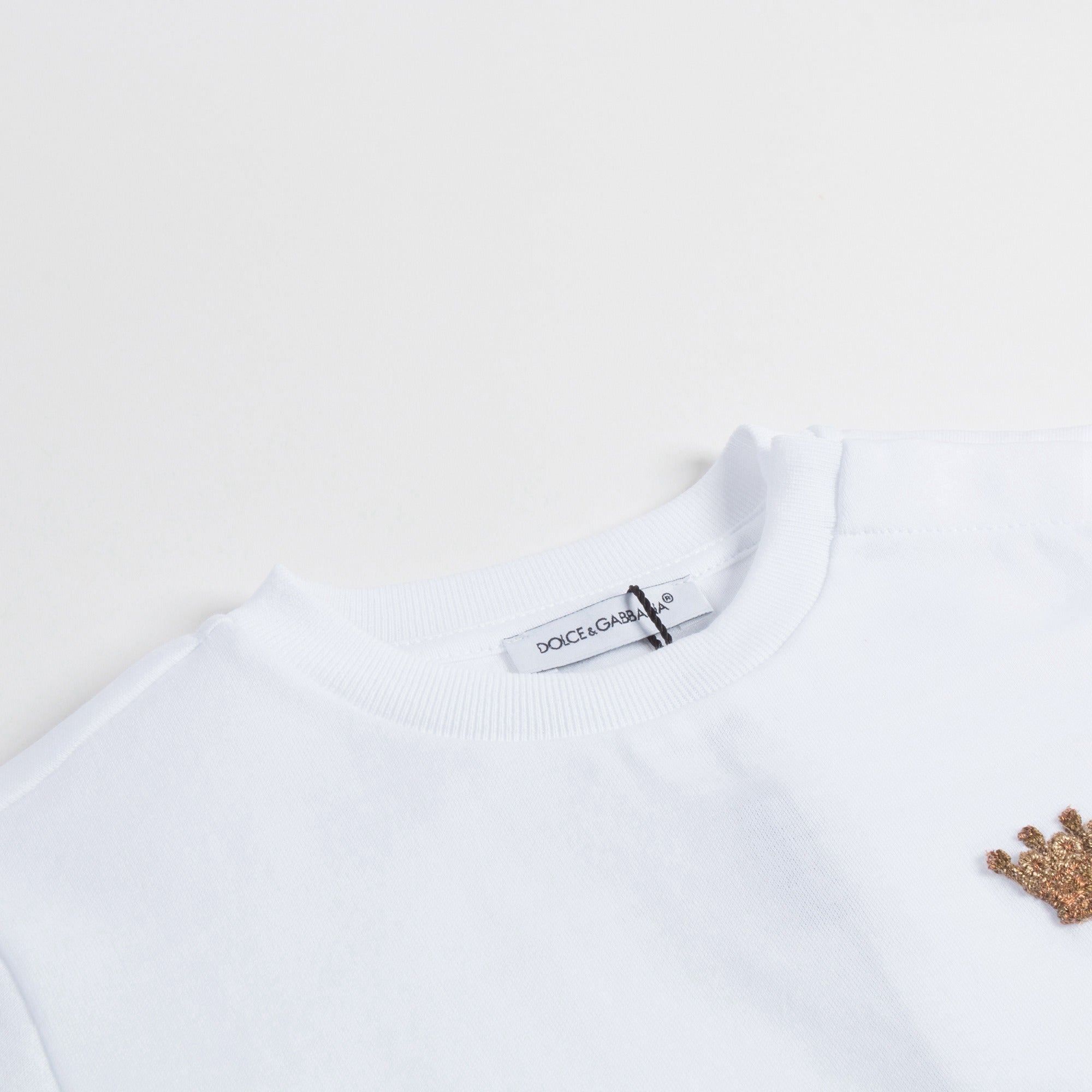 Baby White Cotton T-shirt