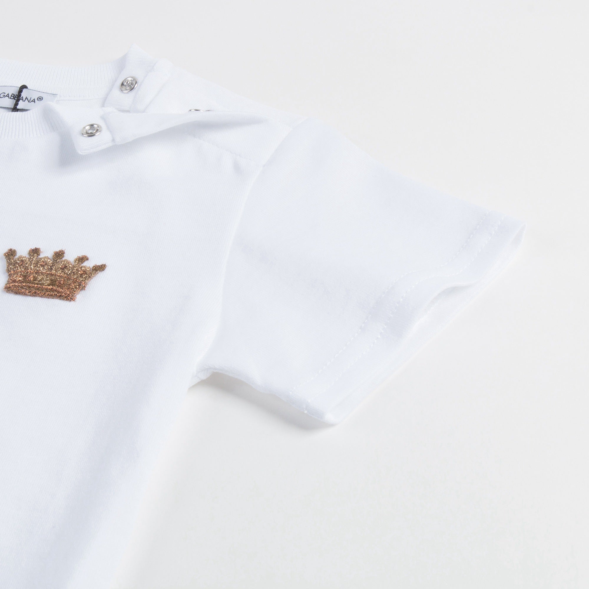 Baby White Cotton T-shirt