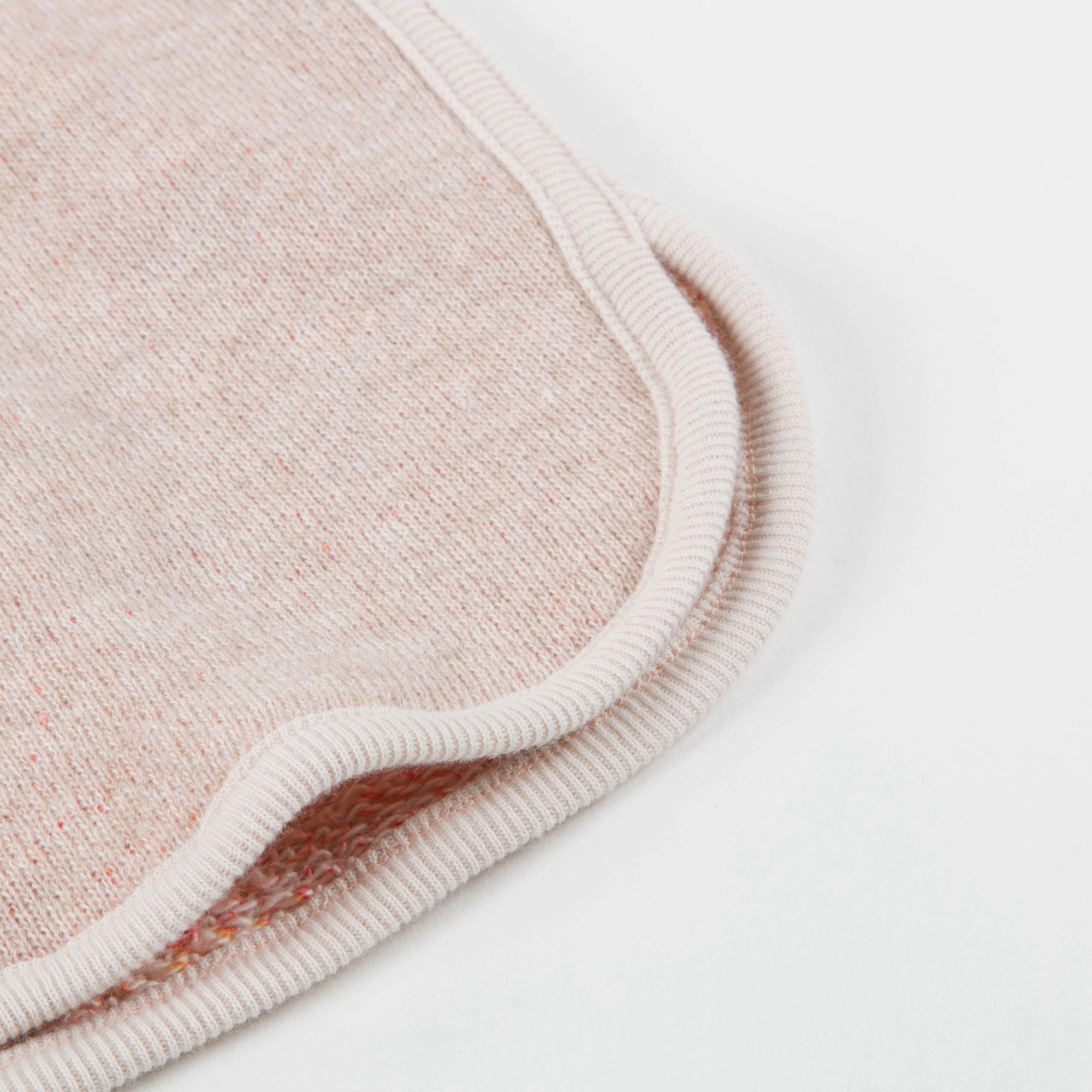 Girls Pink Oatmeal Cotton Jersey Shorts