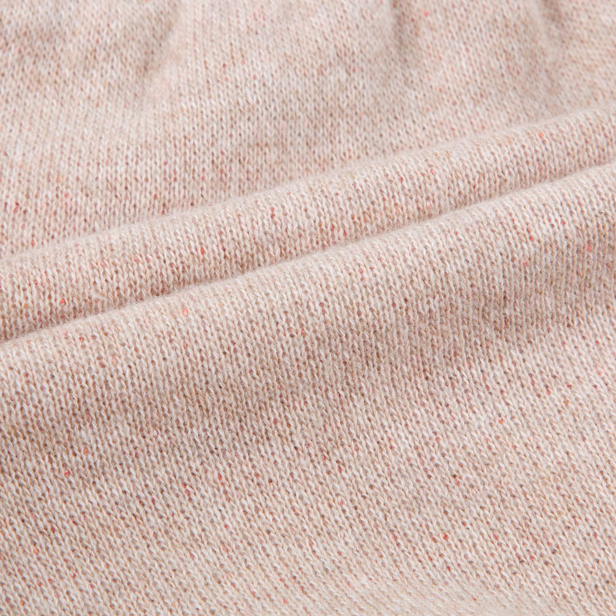 Girls Pink Oatmeal Cotton Jersey Shorts