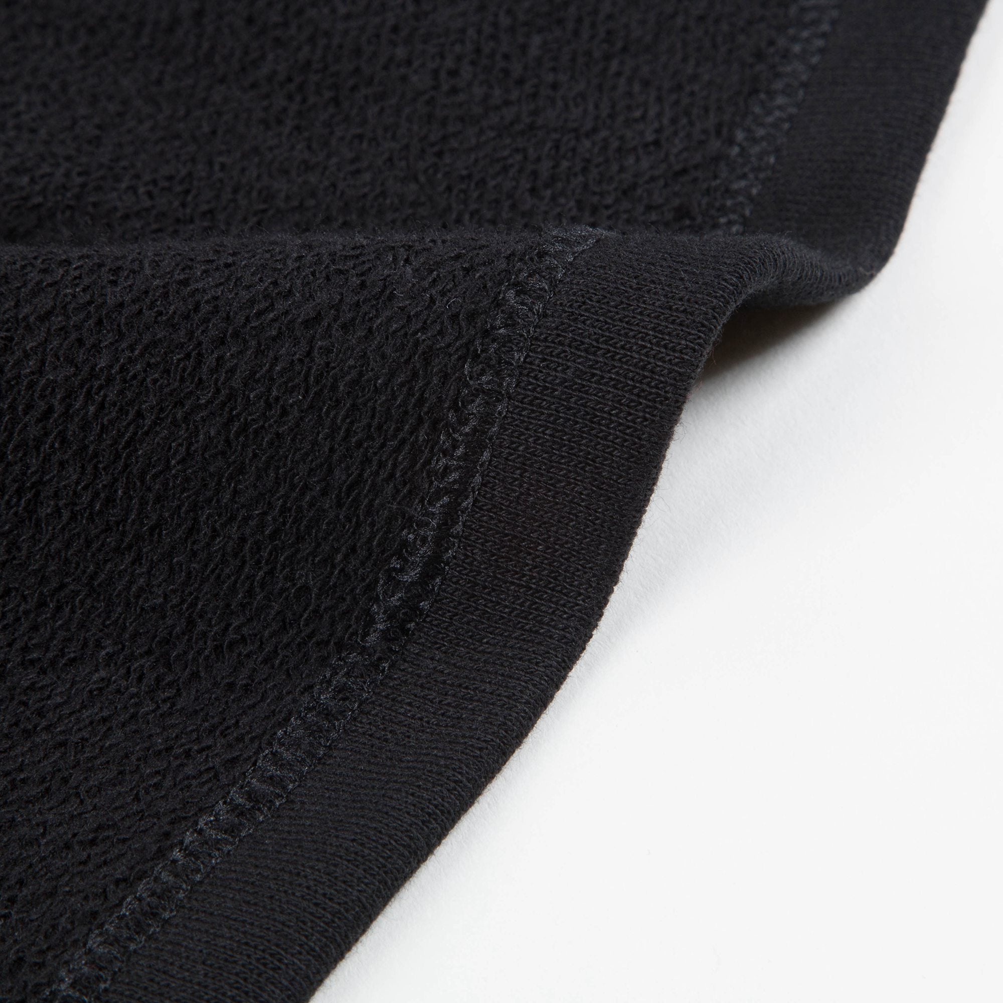 Girls Black Logo Cotton Fleece Skirt