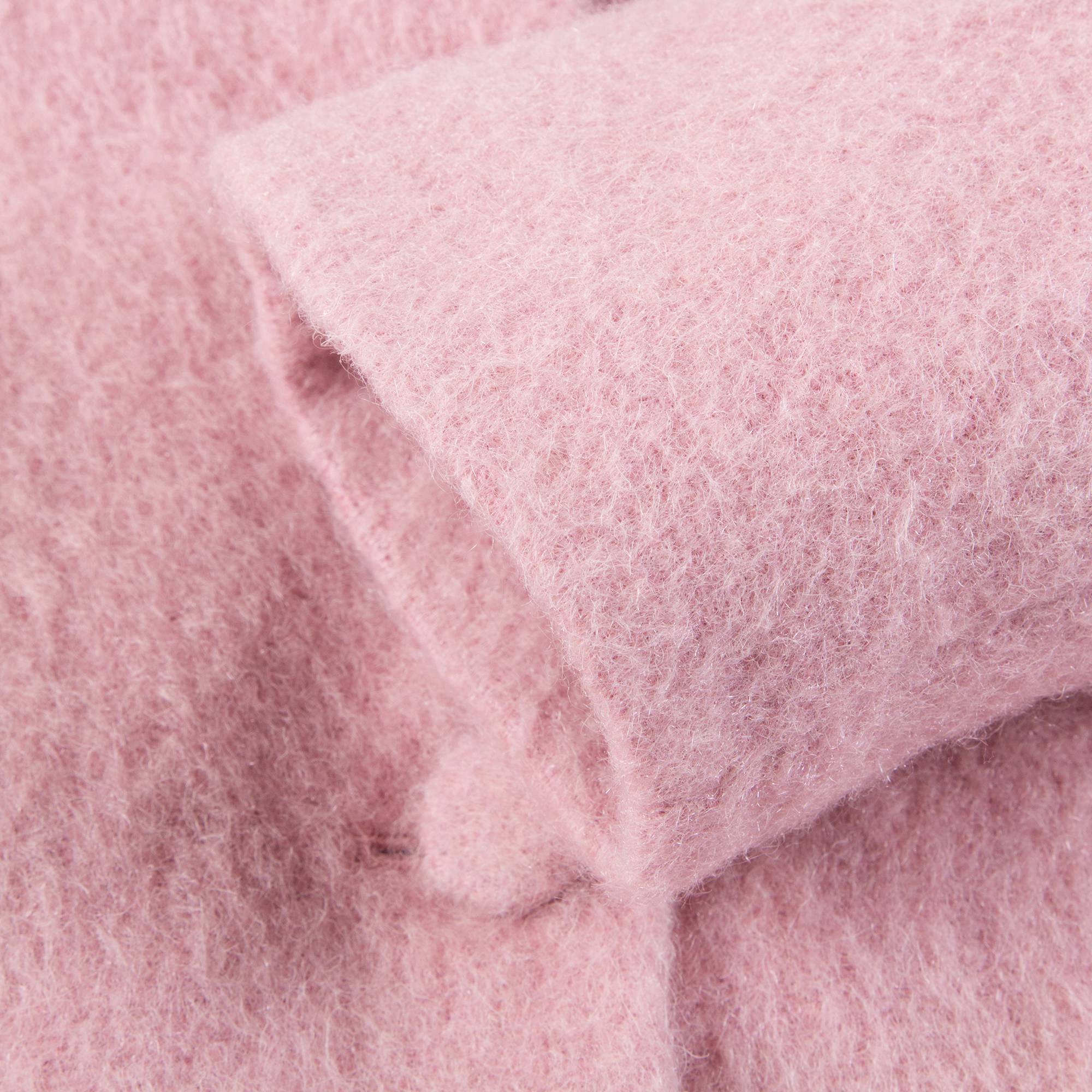 Girls Pale Pink Woven Coat